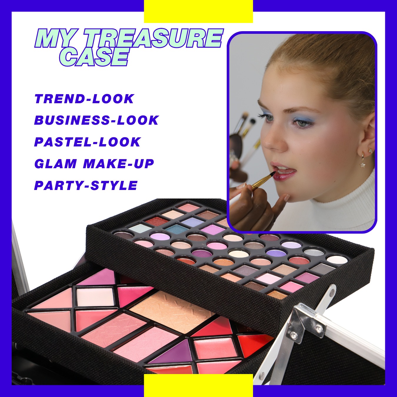 ZMILE COSMETICS Kosmetik-Koffer »My Treasure Case«, (113 tlg.), mit veganer Formulierung
