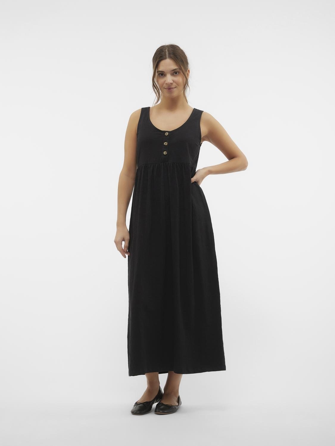 Mamalicious Trägerkleid »MLEVI LIA SL JRS ANKLE DRESS 2F NOOS«, Sommerkleid