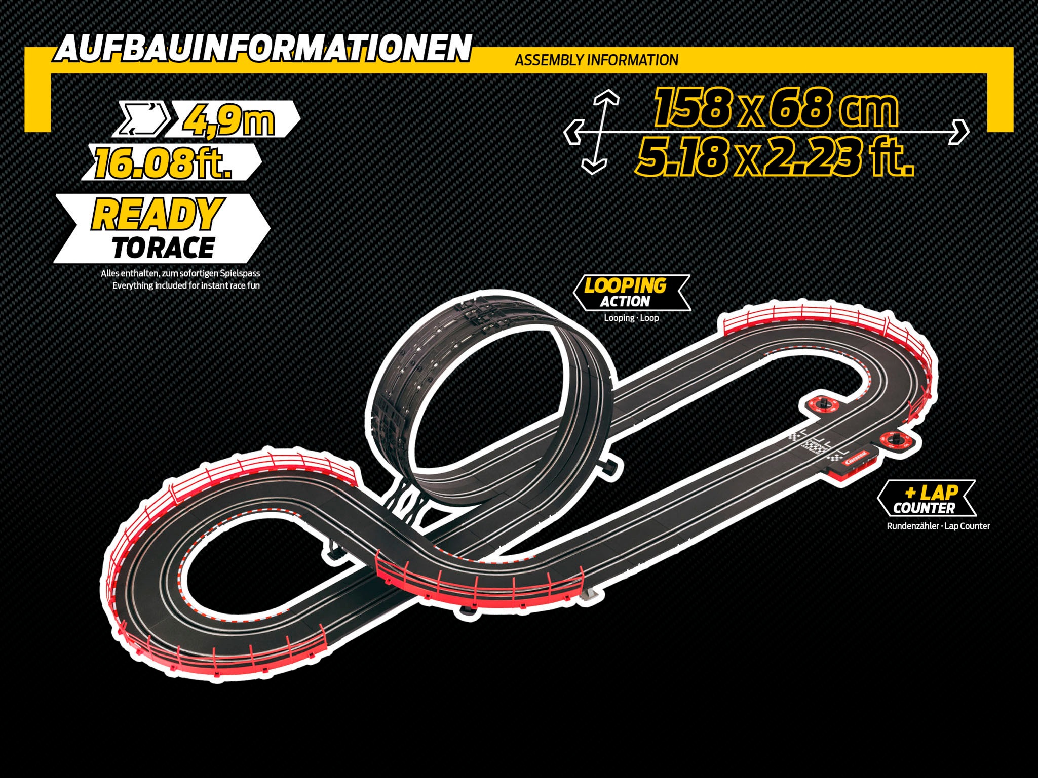 Carrera® Autorennbahn »Carrera GO!!! GT Powerplay«