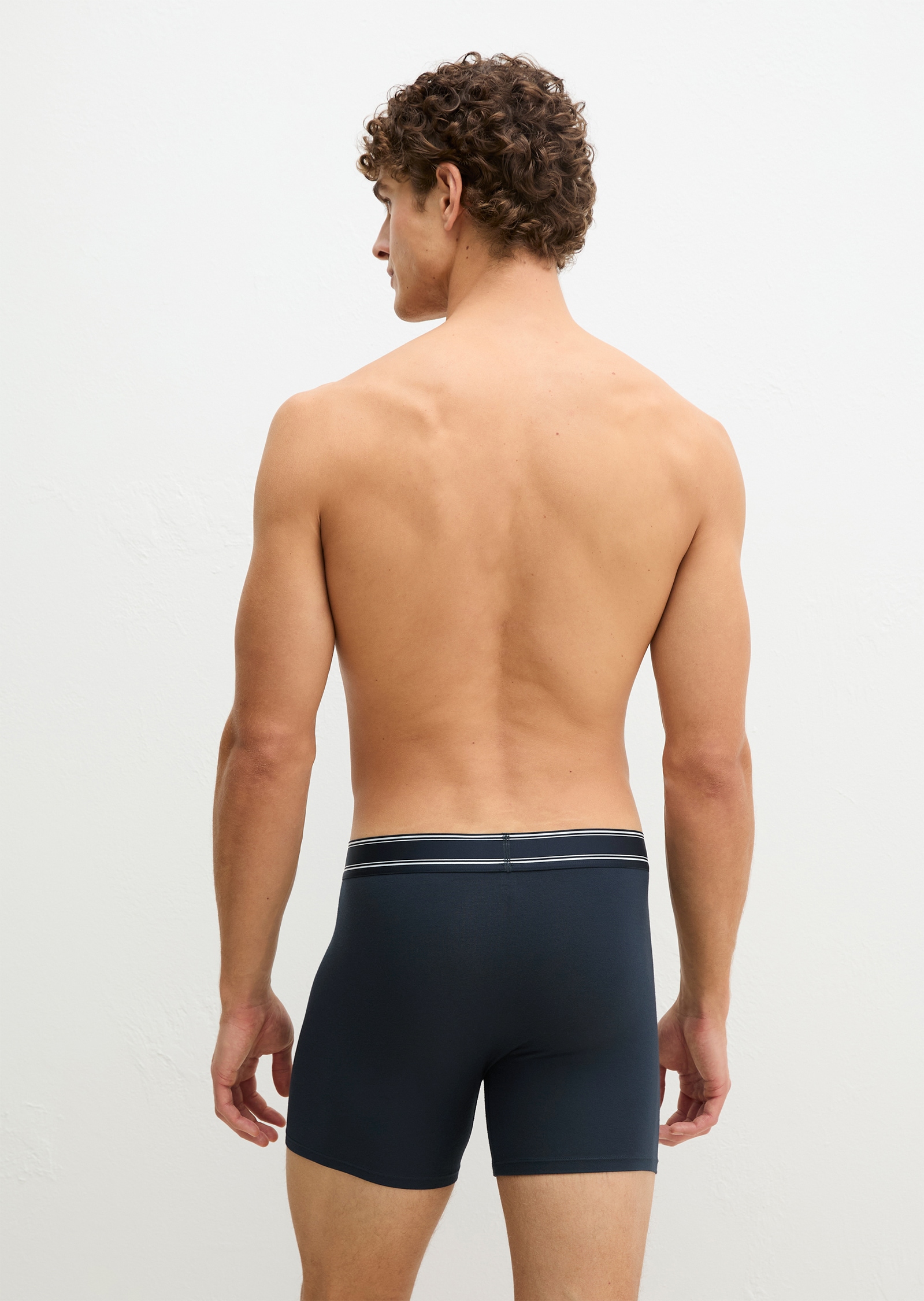 Marc O'Polo Retro Pants »Modal« mit etwas längerem Bein, Logobund, ohne Eingriff