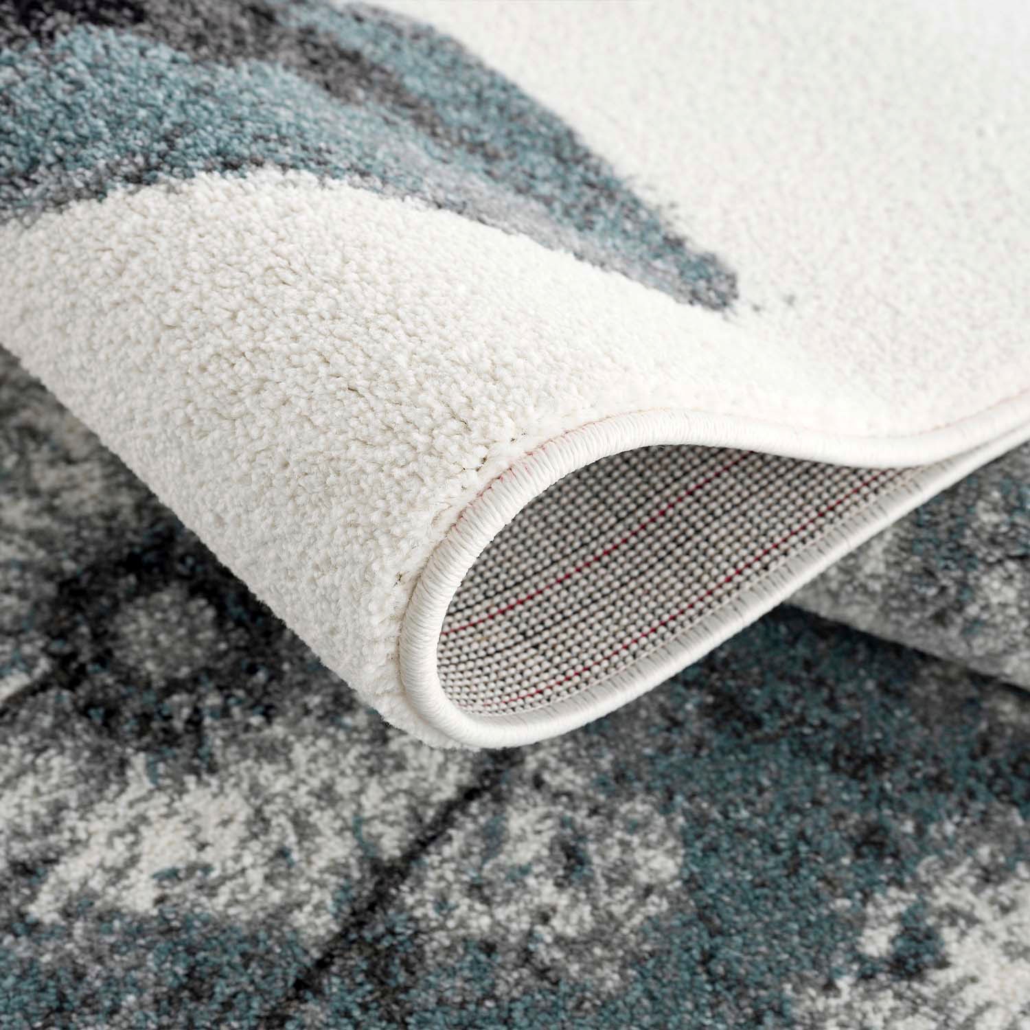 Carpet City Kinderteppich »Savanna 9370«, rund, 11 mm Höhe, Spielteppich, Teppich, Giraffe, Creme/ Grau, Kurzflor