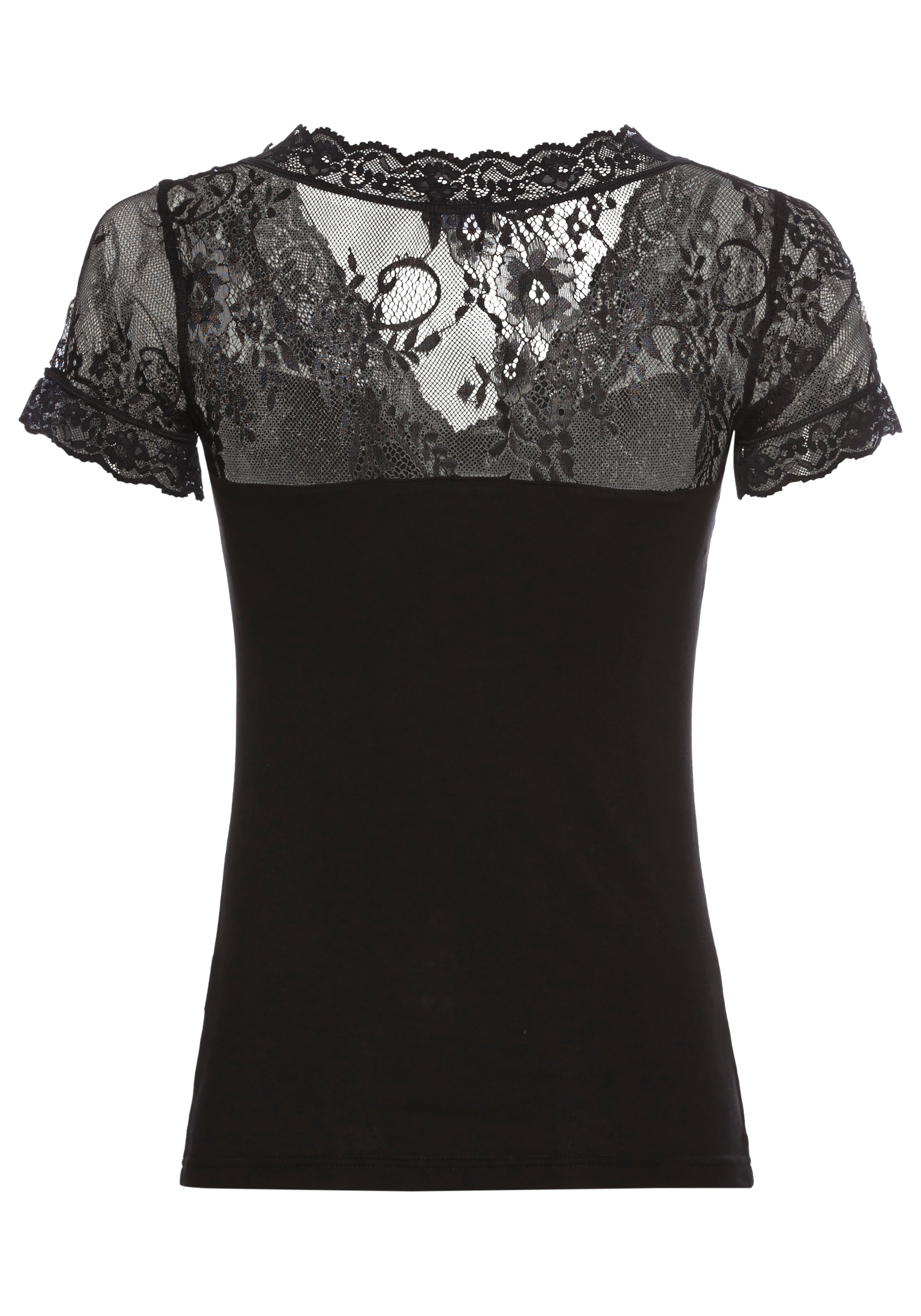 Laura Scott Spitzenshirt im Lingerie-Look