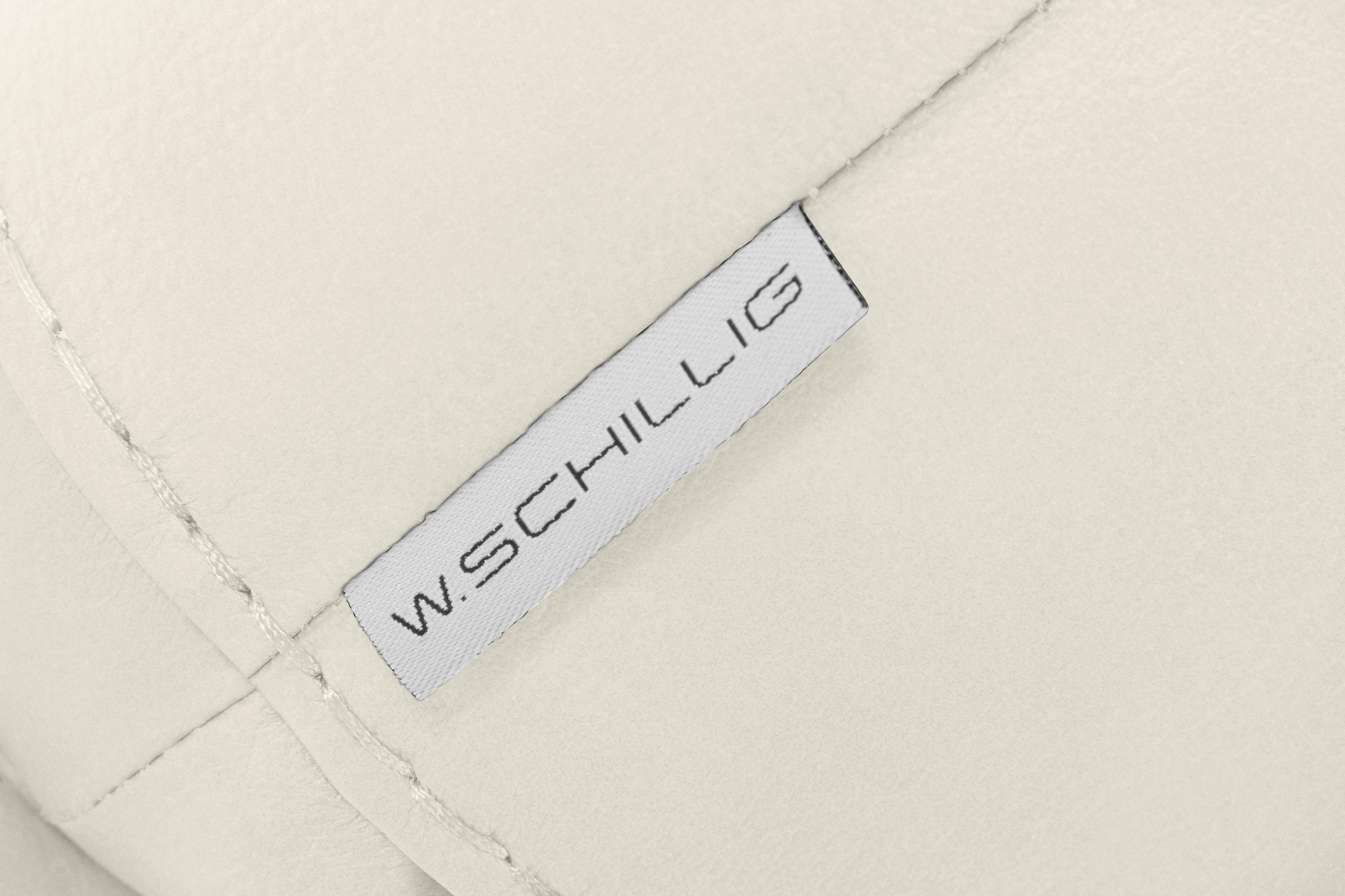 W.SCHILLIG Hocker »montanaa« mit Metallkufen in Chrom glänzend, Breite 141 cm