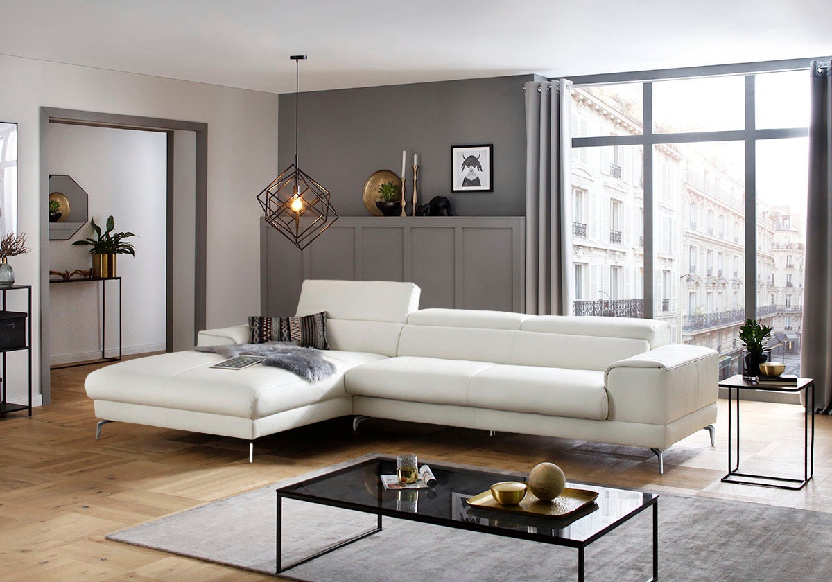 W.SCHILLIG Ecksofa »piedroo, Designsofa mit tollem Sitzkomfort, elegant und günstig online kaufen