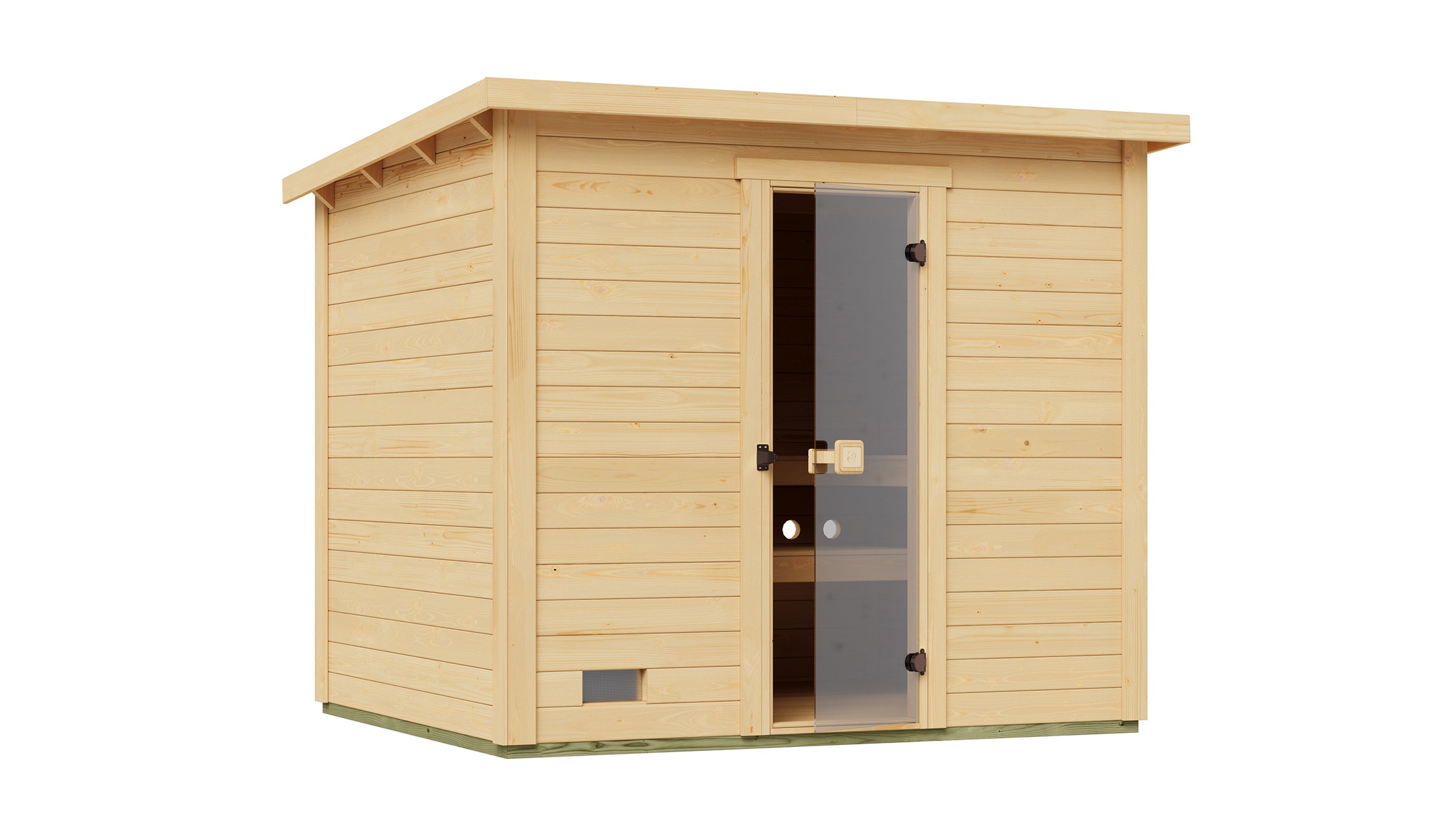 weka Saunahaus »Kaapi 4« Blockbohlen aus Fichtenholz
