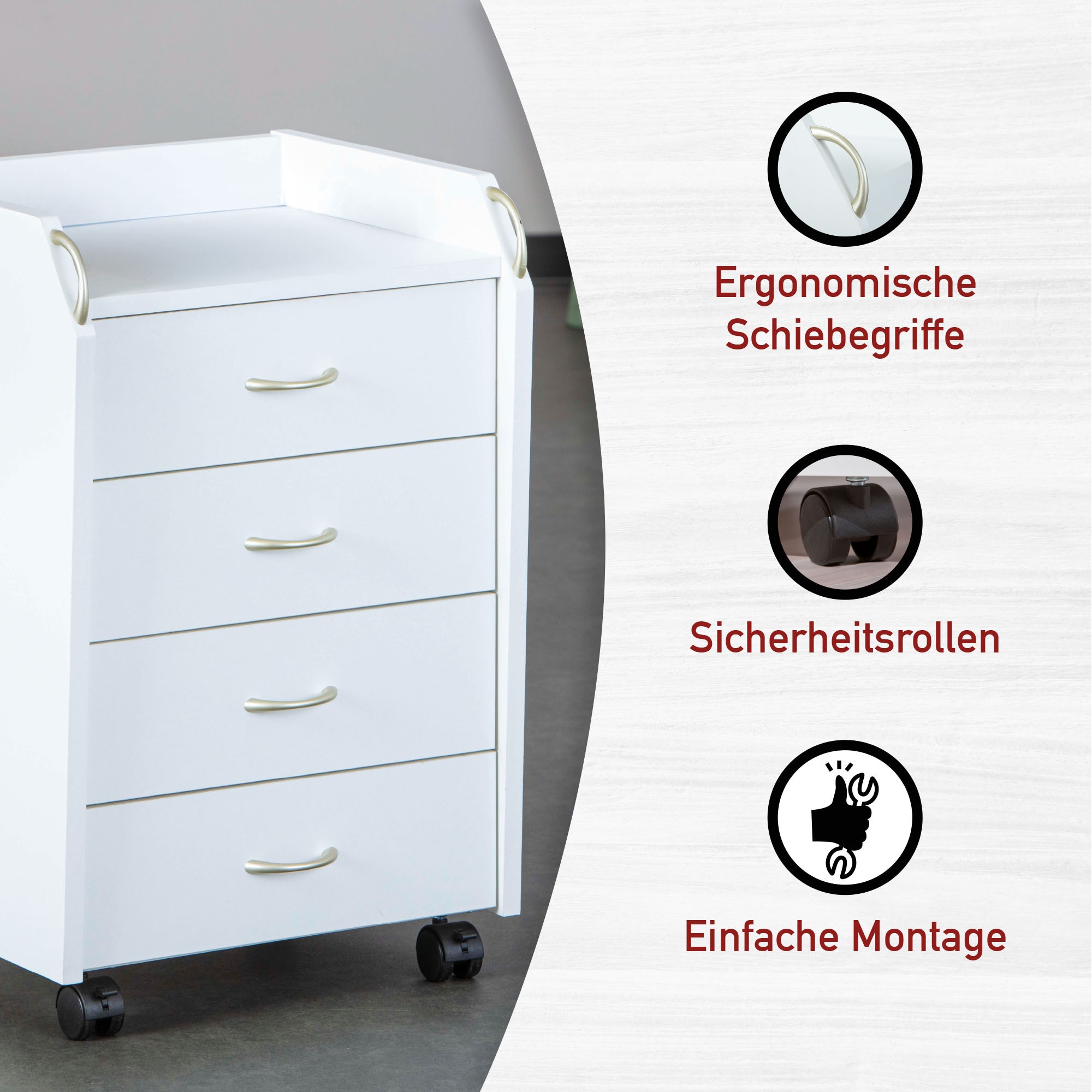 Inter Link Rollcontainer »Pronti«