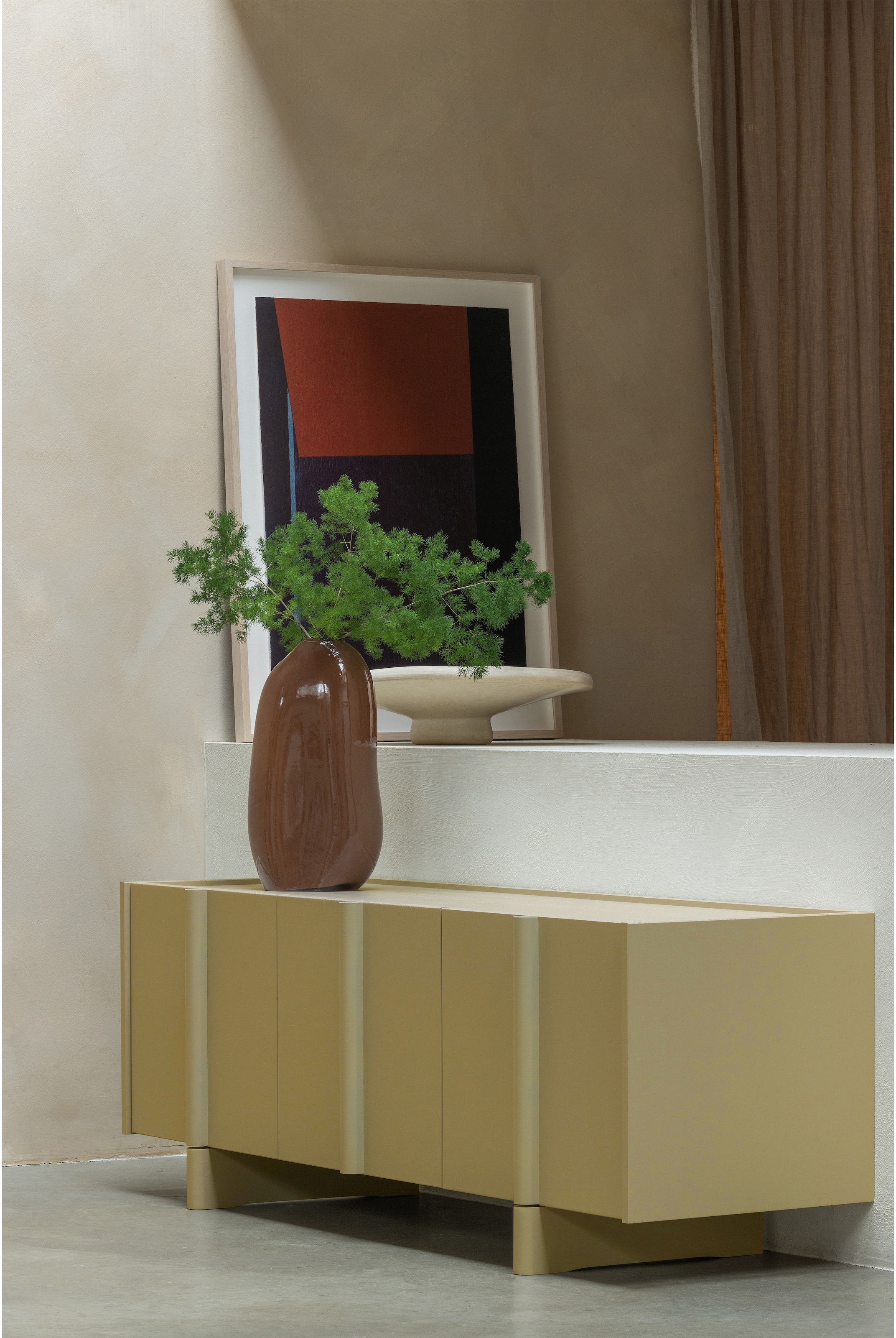 WOOOD Lowboard »WOOOD BASU TV MEUBEL 152 CM« Basu-Kollektion von WOOOD mit skandinavischem Design und FSC®