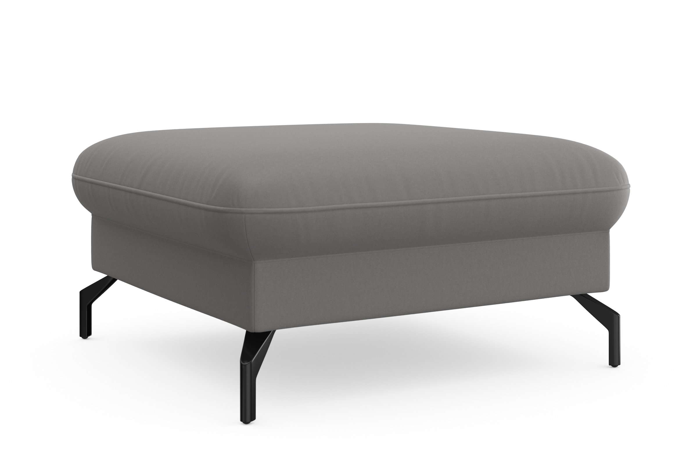 sit&more Hocker »Fashion«, inklusive Federkern, mit hochwertigen, schwarzen günstig online kaufen