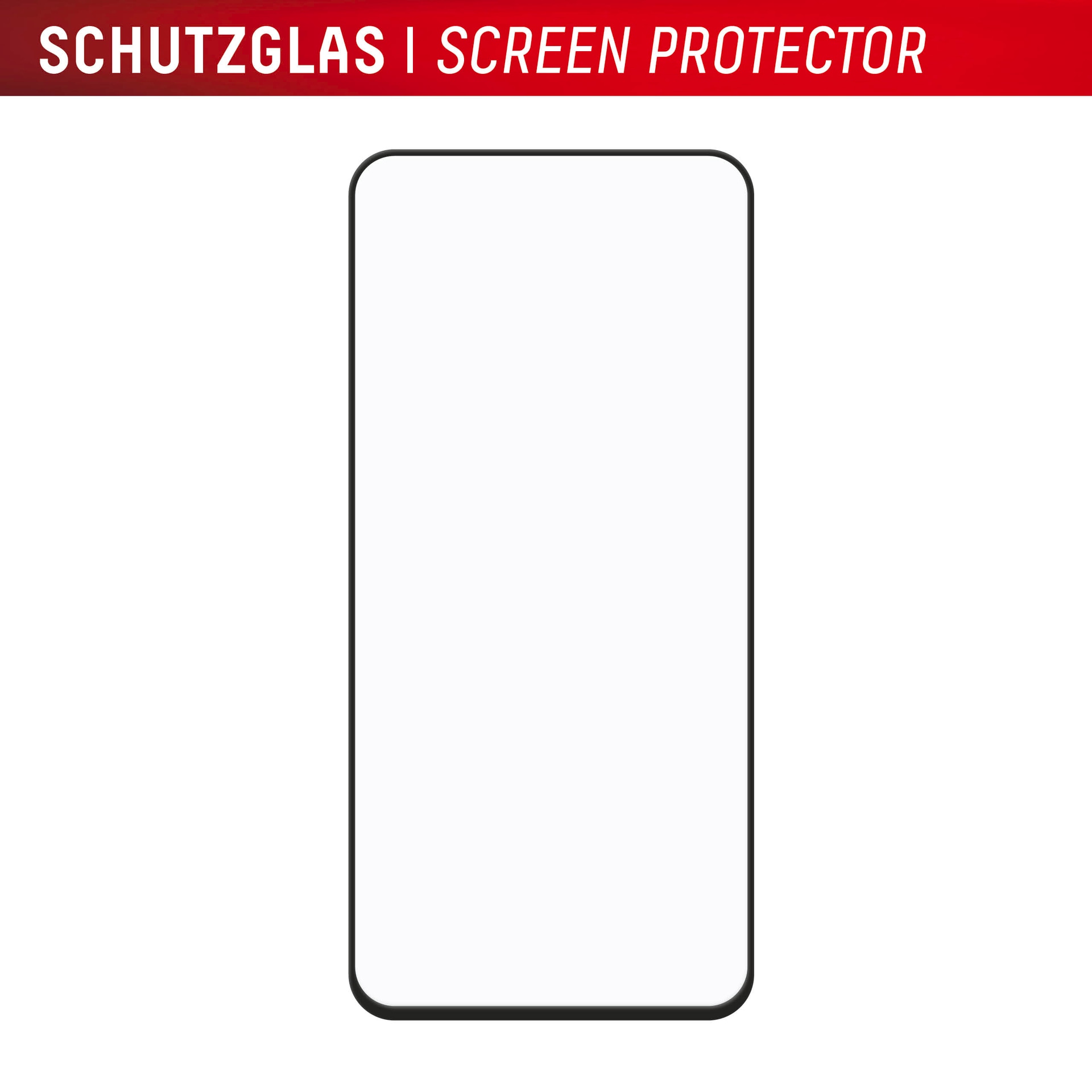 Displex Displayschutzglas »Premium Glass Screen Protector (Full Cover)«, für Samsung Galaxy A56, Displayschutzfolie, Schutzfolie, Bildschirmschutz, kratz- & stoßfest