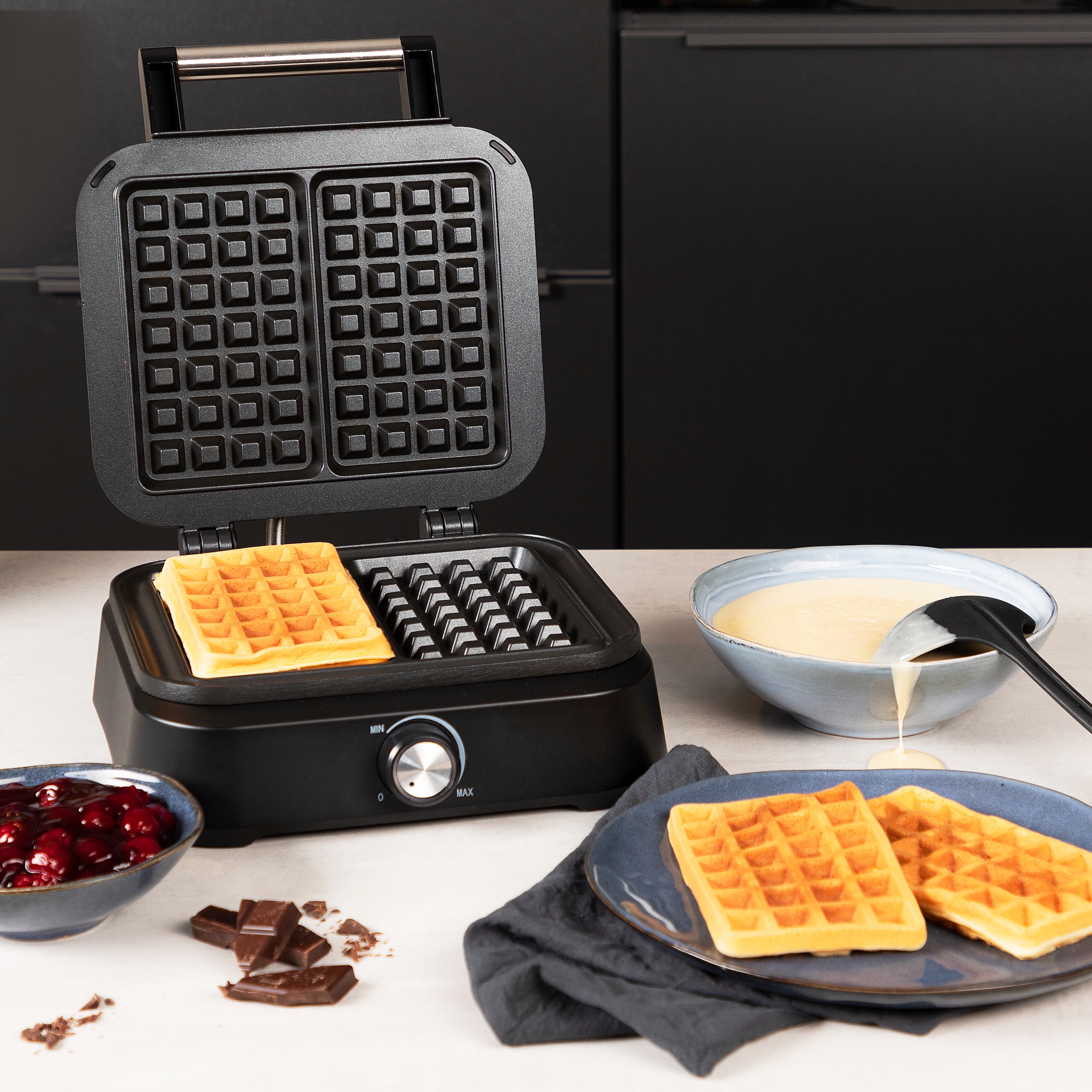 PRINCESS Waffeleisen »132398 Deluxe« 1500 W