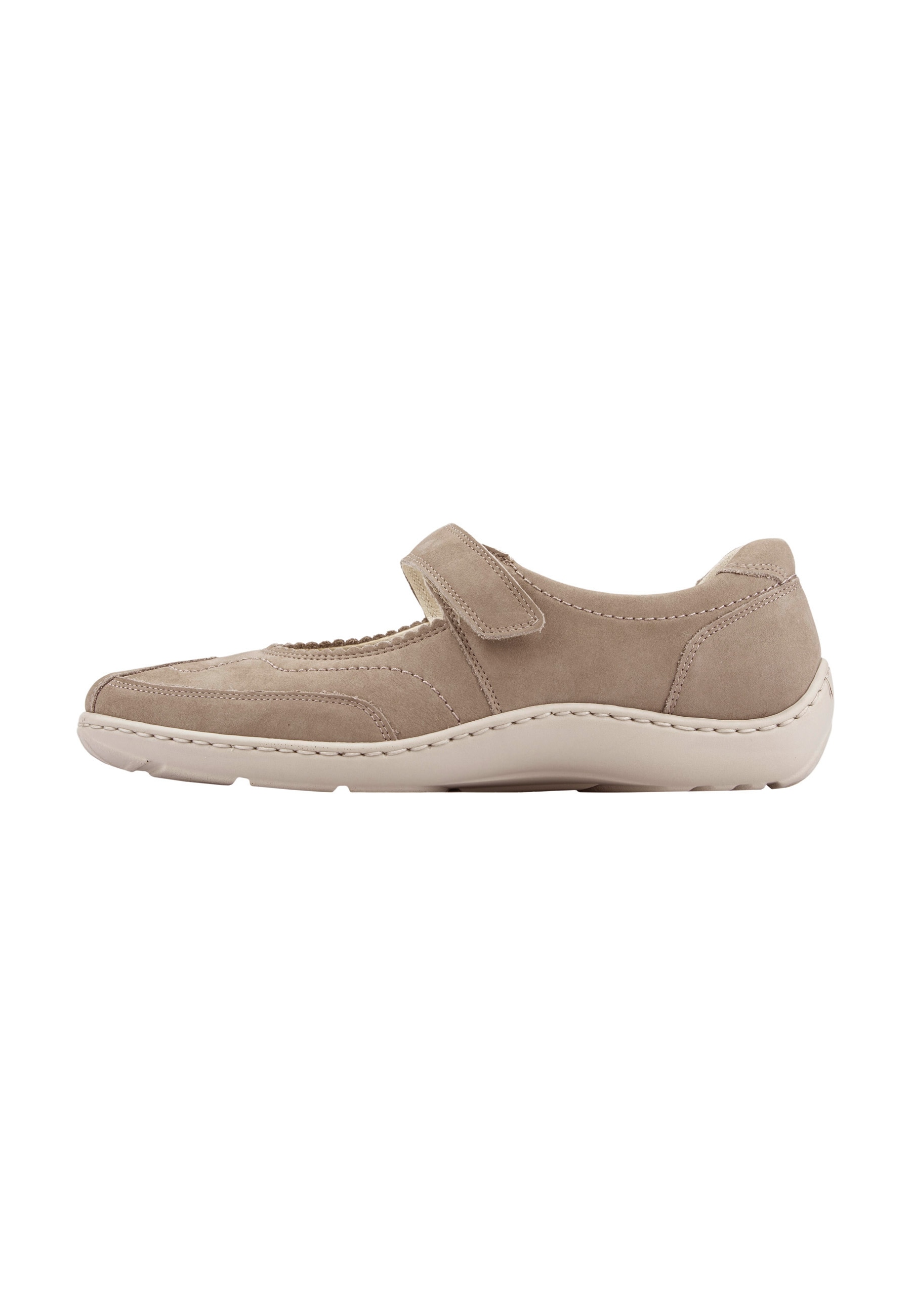 Waldläufer Riemchenballerina »HENNI«  Slipper, Bequemschuh, Klettschuh in komfortabler Weite H (=sehr weit)