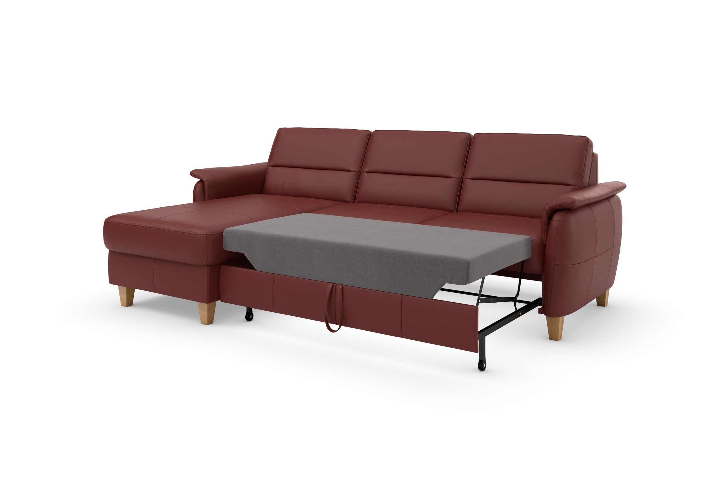 Home affaire Ecksofa »Palmera L-Form, B: 244 cm«, optional Bettfunktion & Bettkasten, Federkern