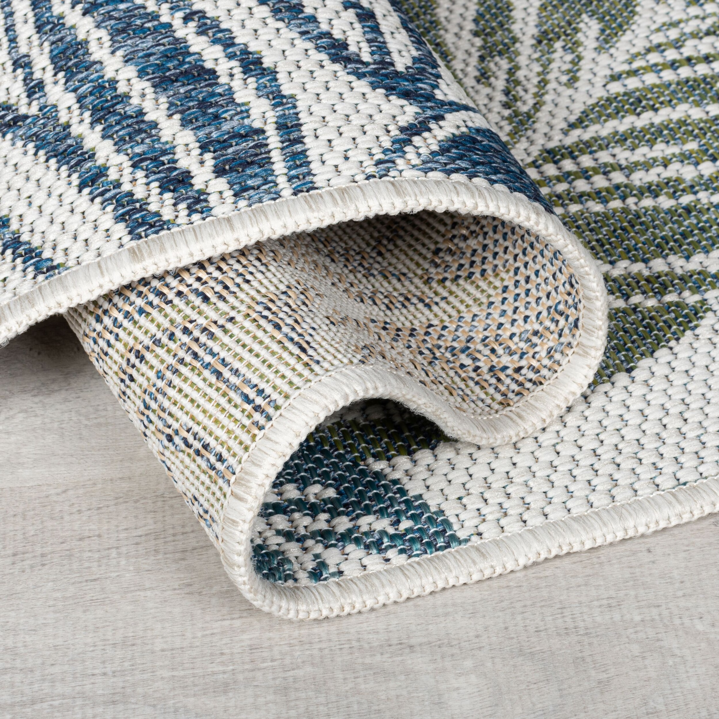 FLAIR RUGS Teppich »Bella Leaf« rechteckig 4 mm Höhe Bella Leaf Indoor & Ou günstig online kaufen