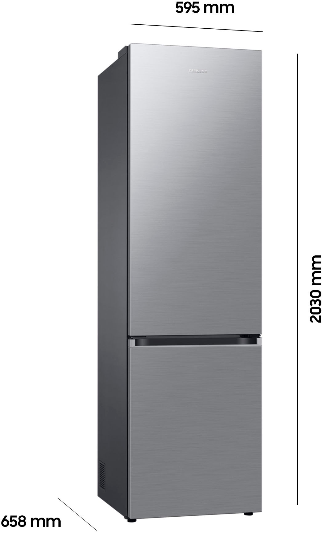 Samsung Kühl-/Gefrierkombination »RB38C7AGWS9«