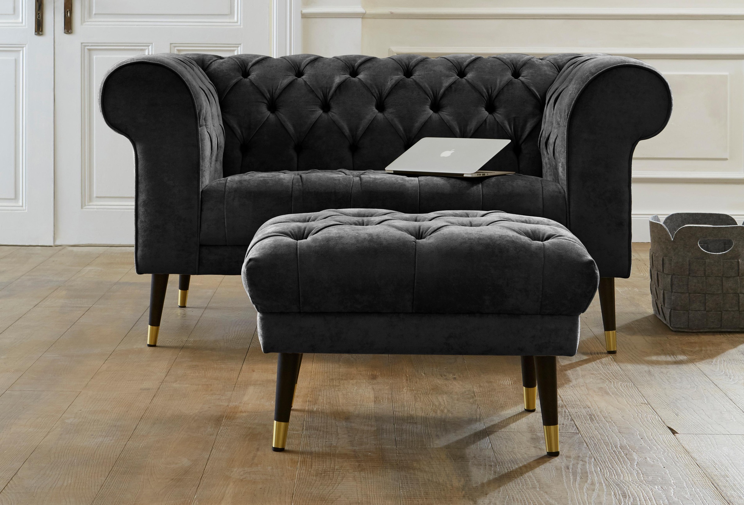 Home affaire Chesterfield-Sofa »Tinnum« günstig online kaufen