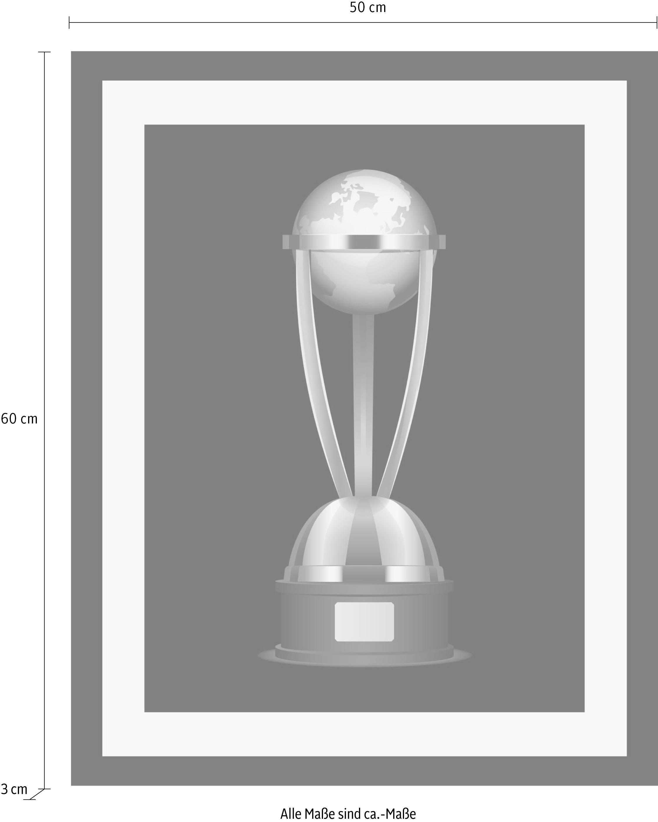 queence Bild »Pokal«, World-Art, HD Premium Poster-Druck inkl. Holzrahmen