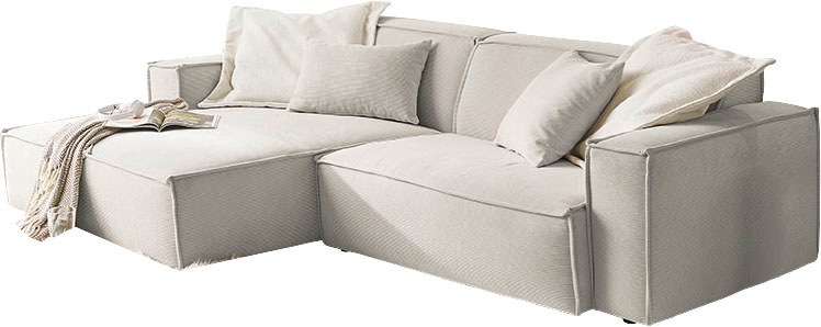 3C Candy Ecksofa »Matteo in elegant, kubischer Formensprache, bequem, L-For günstig online kaufen