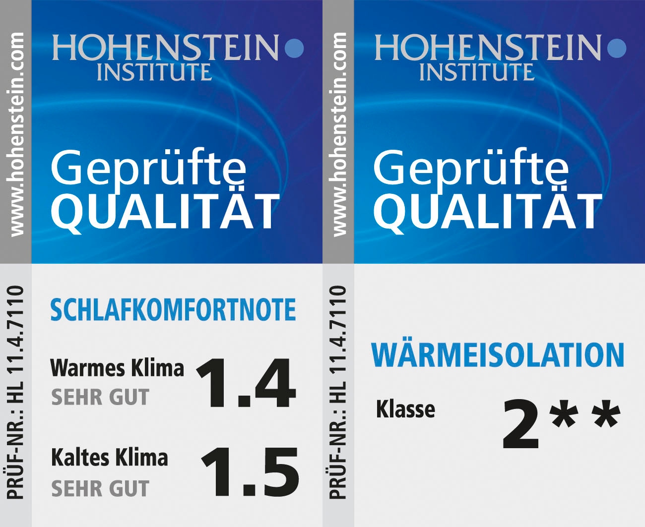 Haeussling Daunenbettdecke + Kopfkissen mit Wärmeklassen »Swiss Bettdecken-Set erhältlich in im jetzt Kopfkissen, Royal«, %Sale (Spar-Set), vier