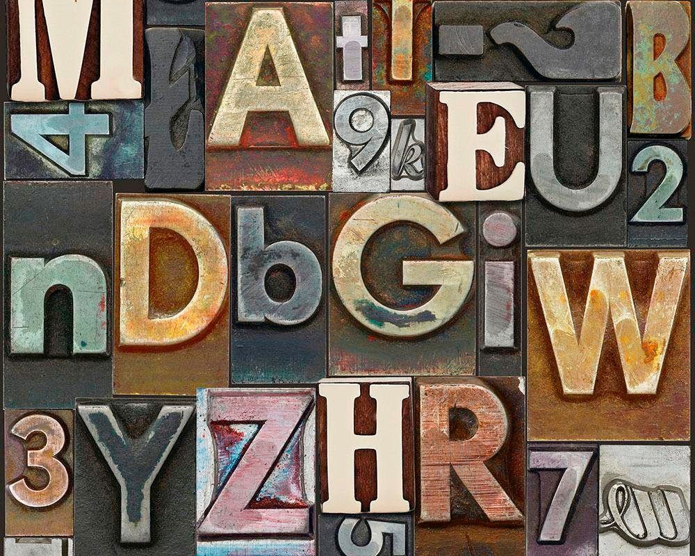 living walls Bordüre »pop.up Panel«, mit Schrift-Motiv-gemustert, Panel Kinderzimmer Tapete Buchstaben Schlafzimmer Borte Flur Design