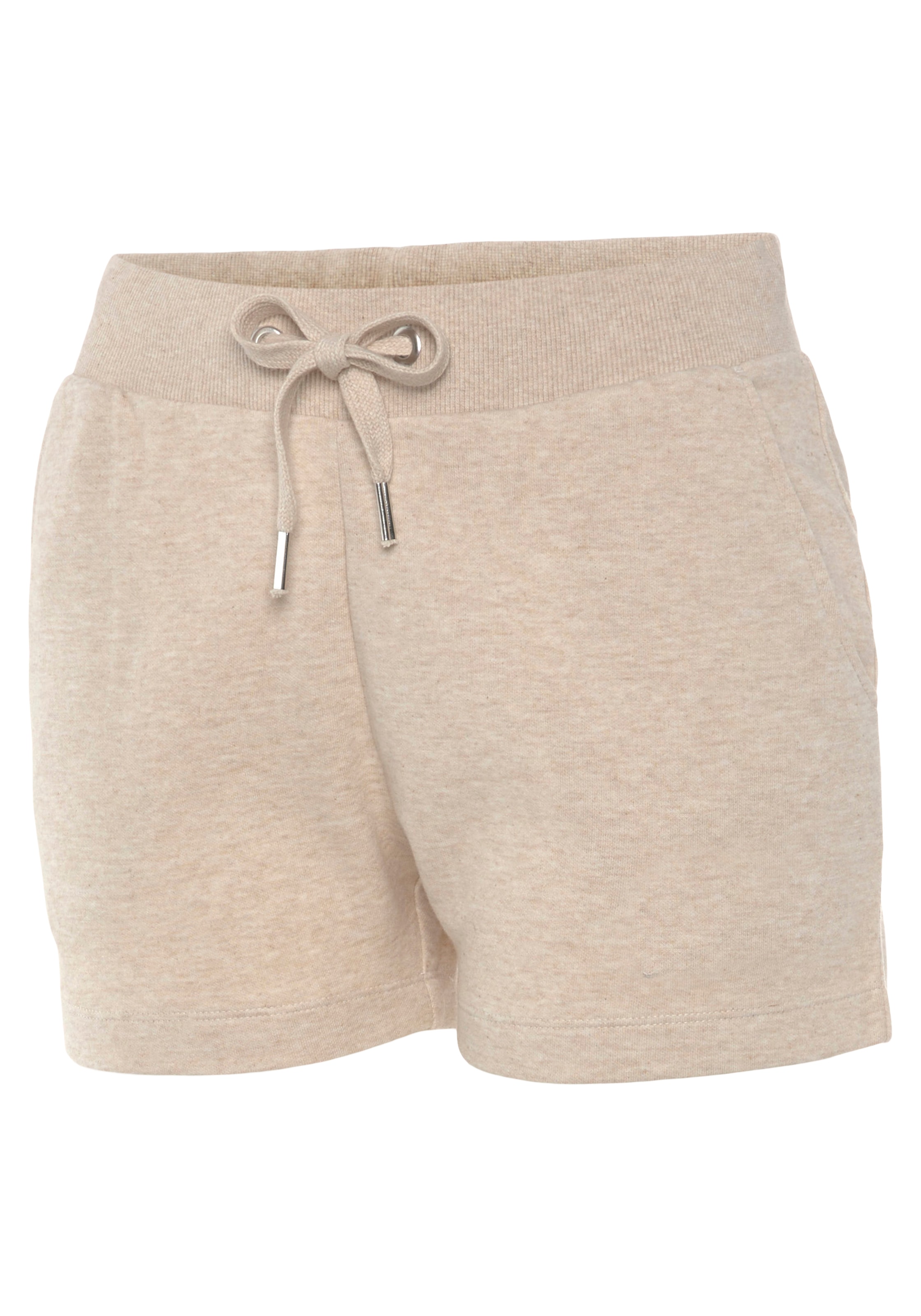 Bench. Loungewear Relaxshorts, mit kleiner glänzenden Logostickerei, Loungewear