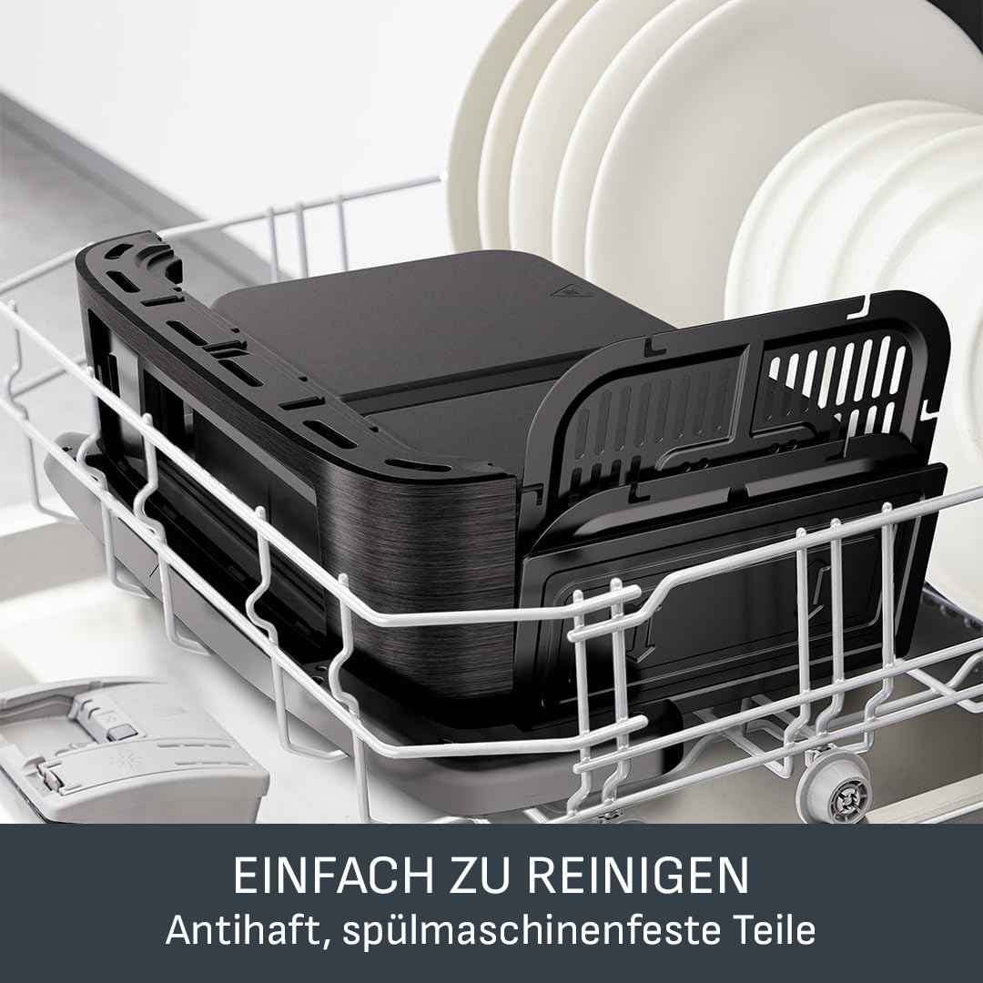 Tefal Heißluftfritteuse »EY9228 Easy Fry Flex« 2700 W 7 voreingestellte Programme, zeit- und energiesparend, EY9228