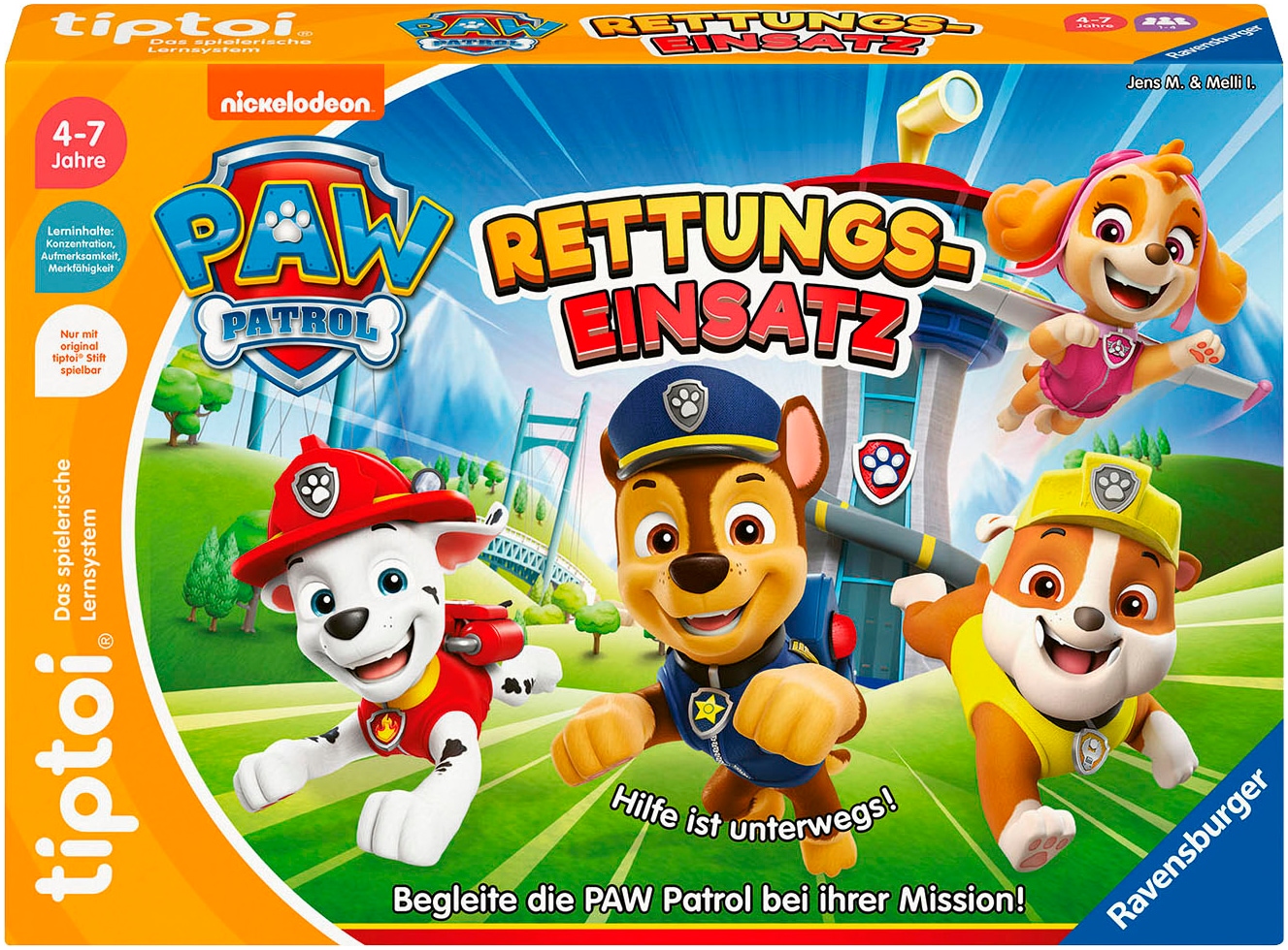 Ravensburger Spiel »tiptoi® PAW Patrol Rettungseinsatz«, Made in Europe, FSC® - schützt Wald - weltweit