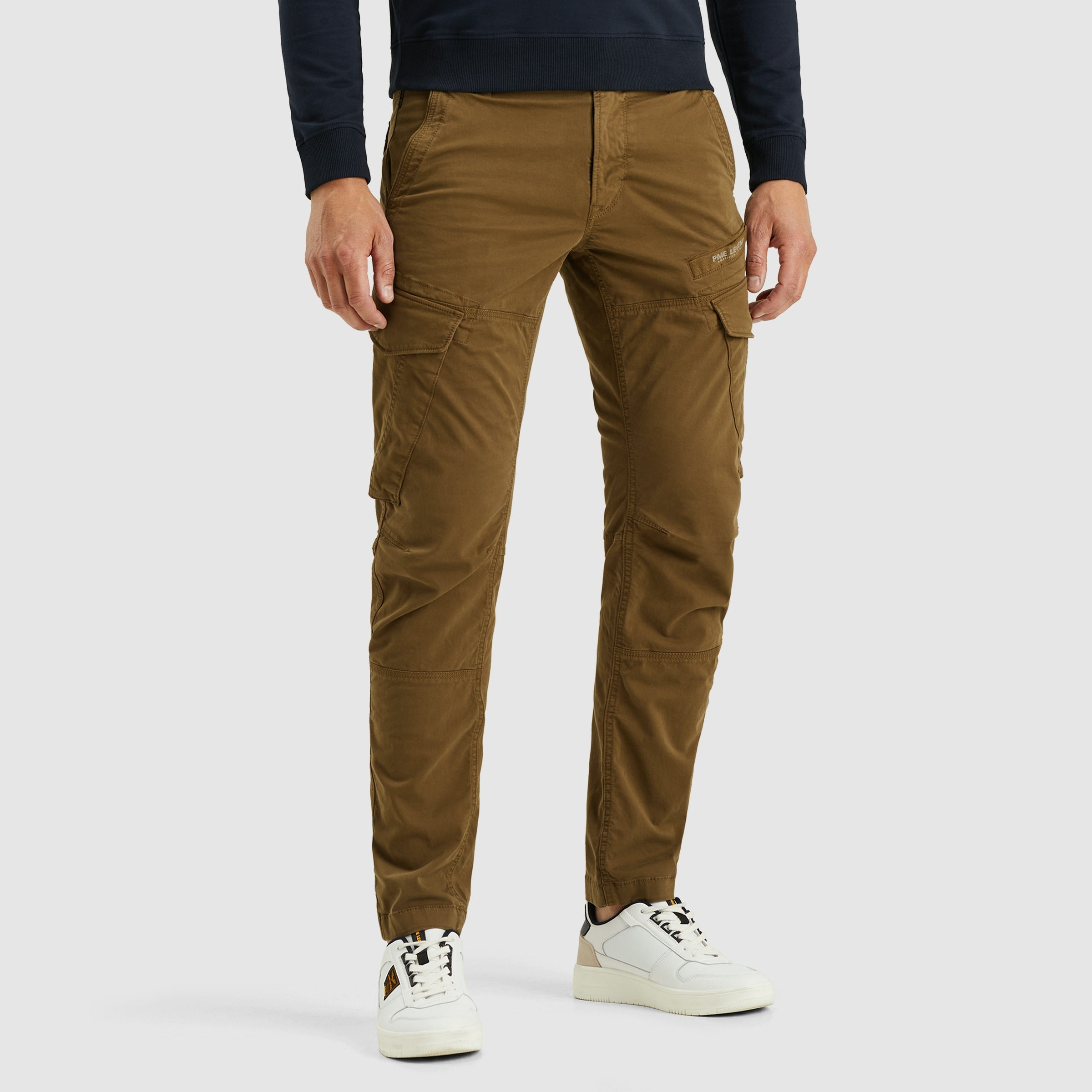PME LEGEND Cargohose »Nordrop Stretch Twill« mit Logo Stickerei coffee liqueúr 48 - Länge 34 Länge 34 48 Modische Hose von PME Legend