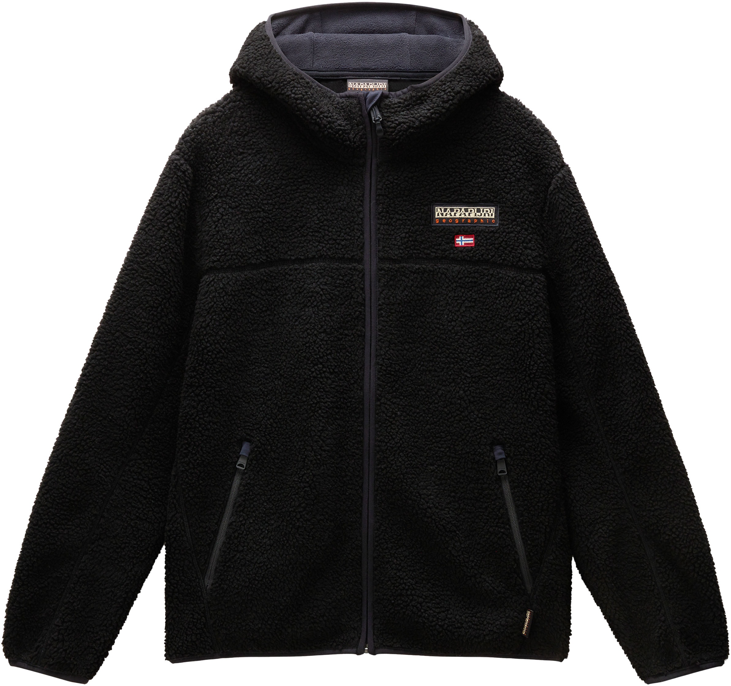 Napapijri Fleecejacke »TYNIK«, mit Kapuze