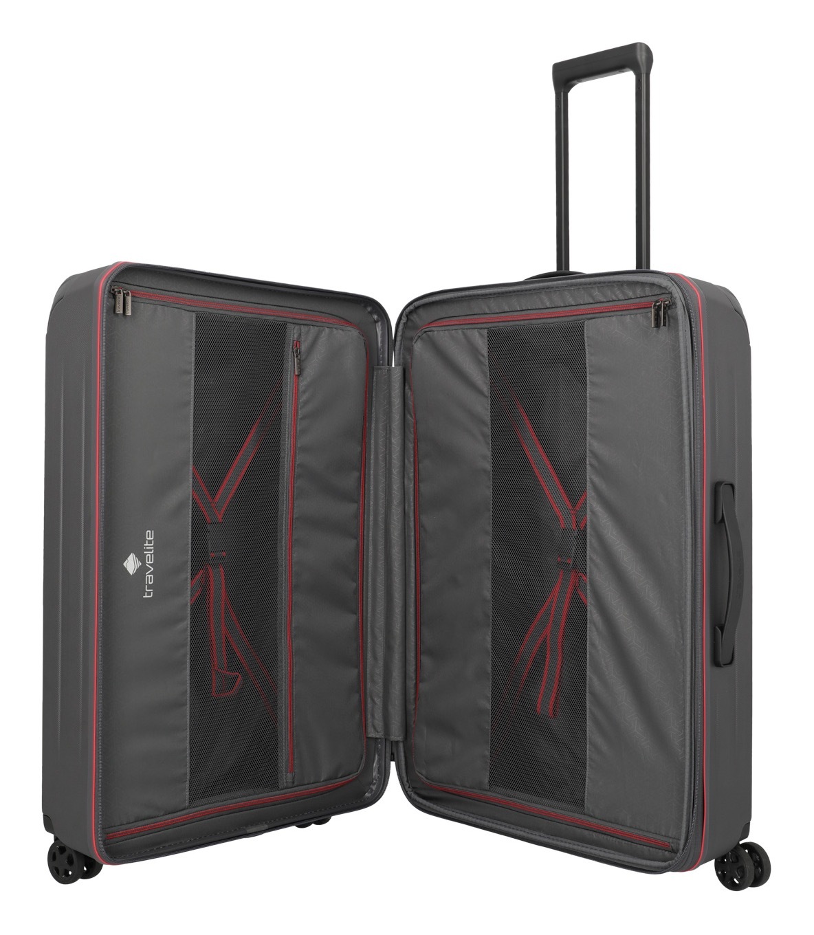 travelite Trolleyset »DYNAMIIC S/M/L, verschiedene Farben«, (Set, 3 tlg., S/M/L), Hartschalen-Koffer ABS Volumenerweiterung bei M/L