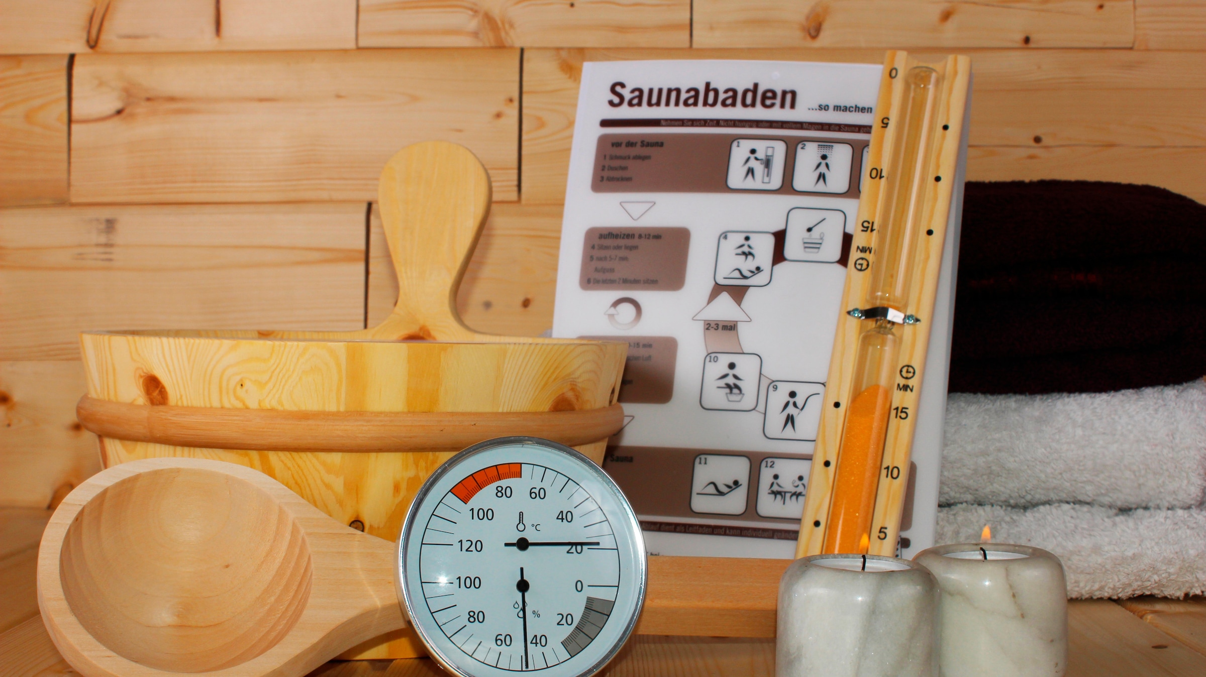 Karibu Sauna-Aufgussset »Zubehörset Classic«, (6 tlg.)