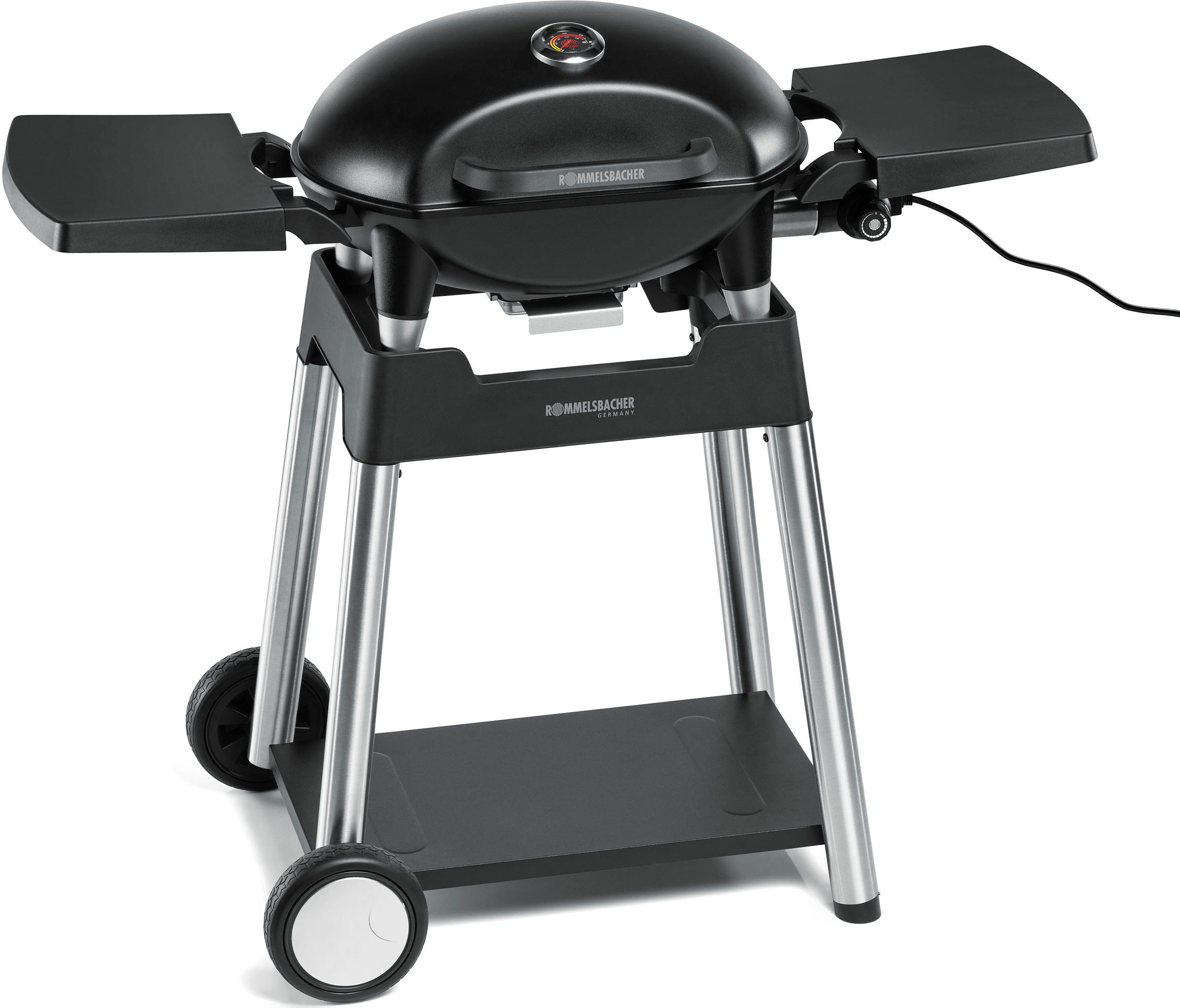 Rommelsbacher Elektrogrill »BBQ 4100/S« 2200 W BARBECUE GRILL MIT GRILLWAGE günstig online kaufen