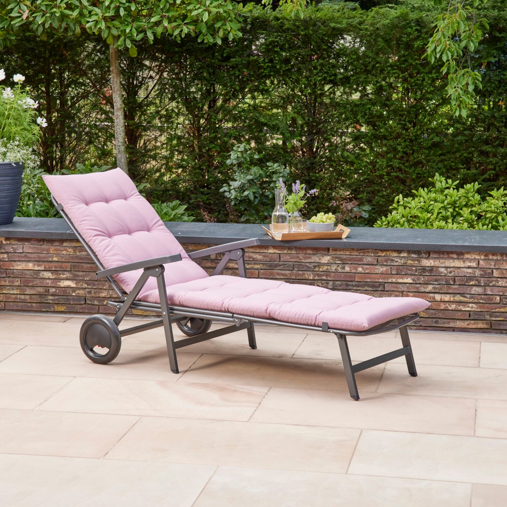 Siena Garden Liegenauflage »ATRIA, 200 cm« Dessin Uni, aus 100% recyceltem Polyester, in verschiedenen Farben