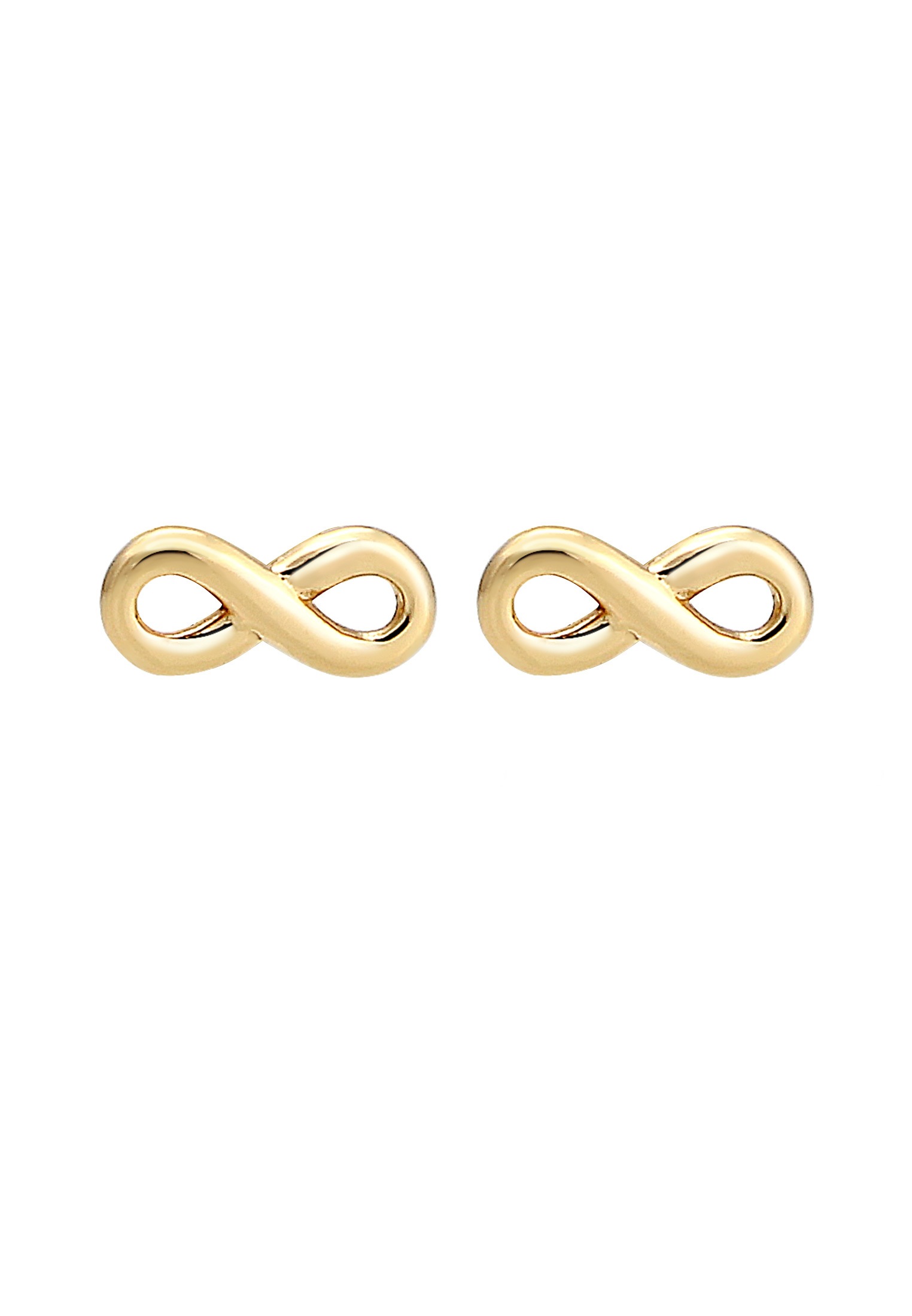 Elli Premium Paar Ohrstecker »Ohrstecker Infinity 585 Gelbgold«
