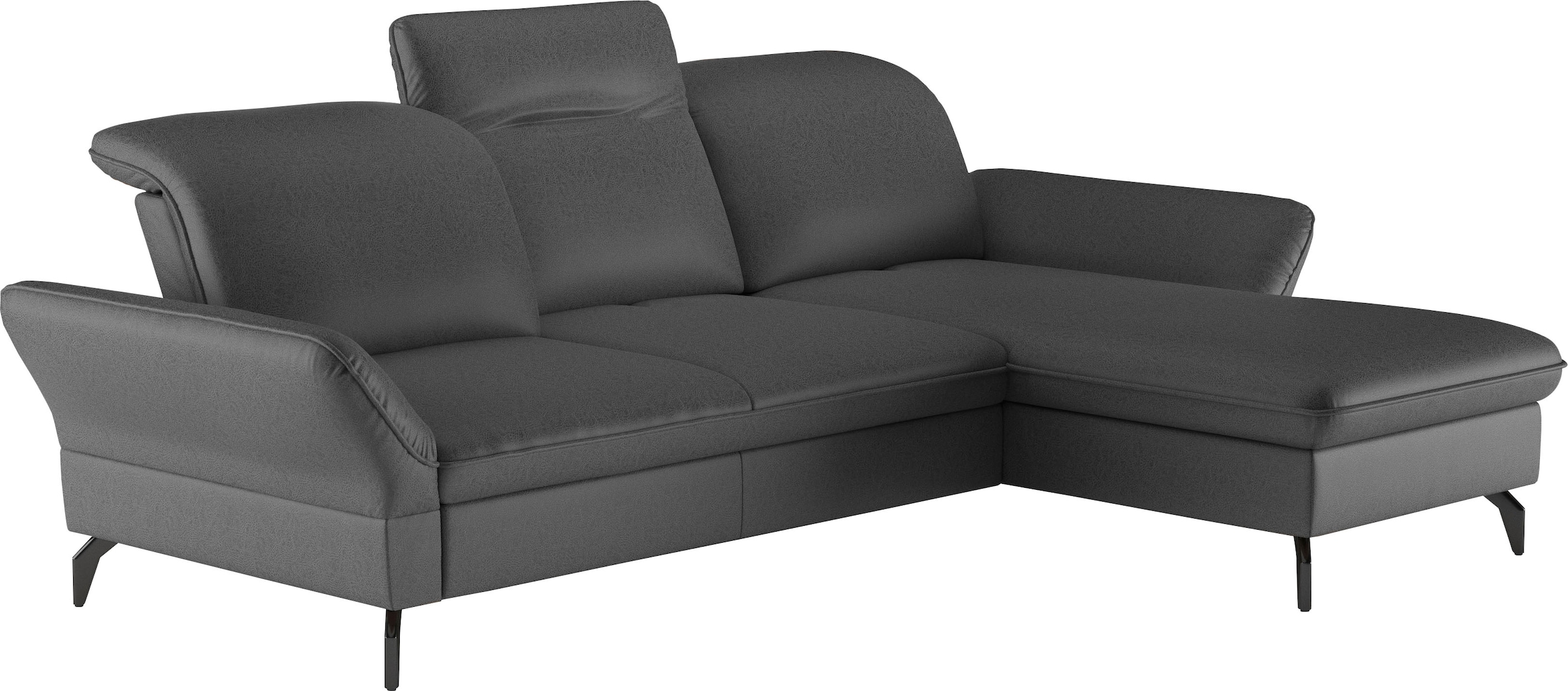 sit&more Ecksofa Leandro L-Form, Wahlweise mit Bett-, Kopfteil - und Armleh günstig online kaufen