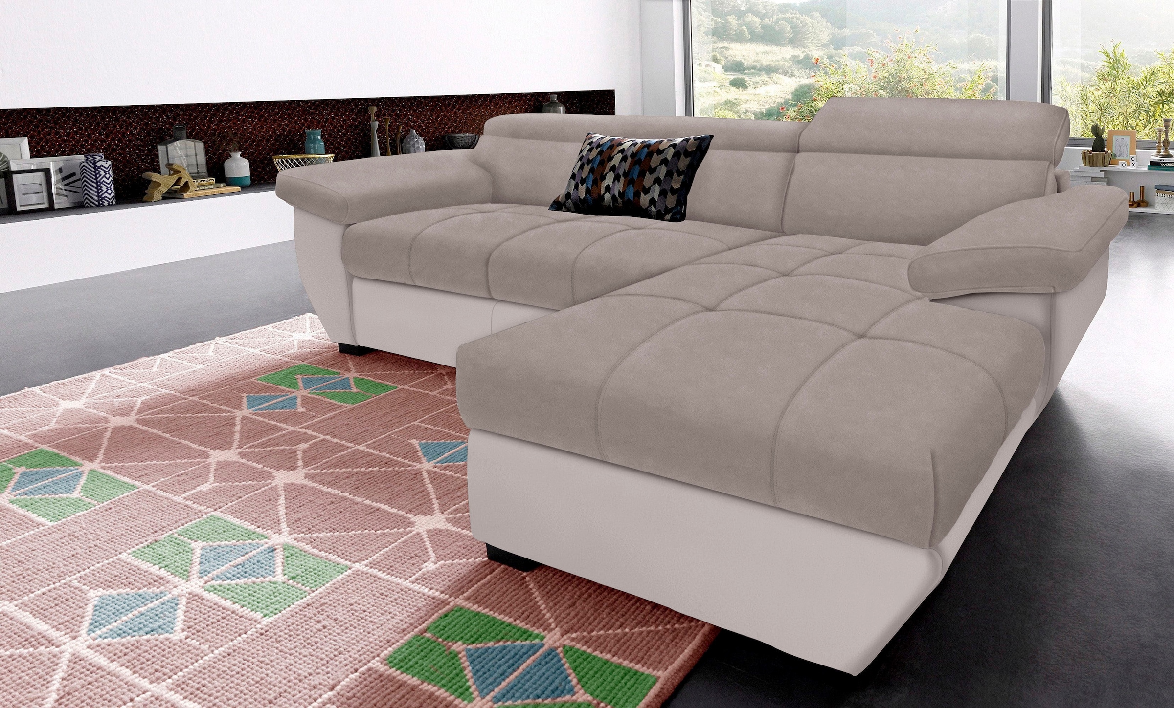COTTA Polstergarnitur »Speedway L-Form«, (Set), Set bestehend aus: Ecksofa günstig online kaufen