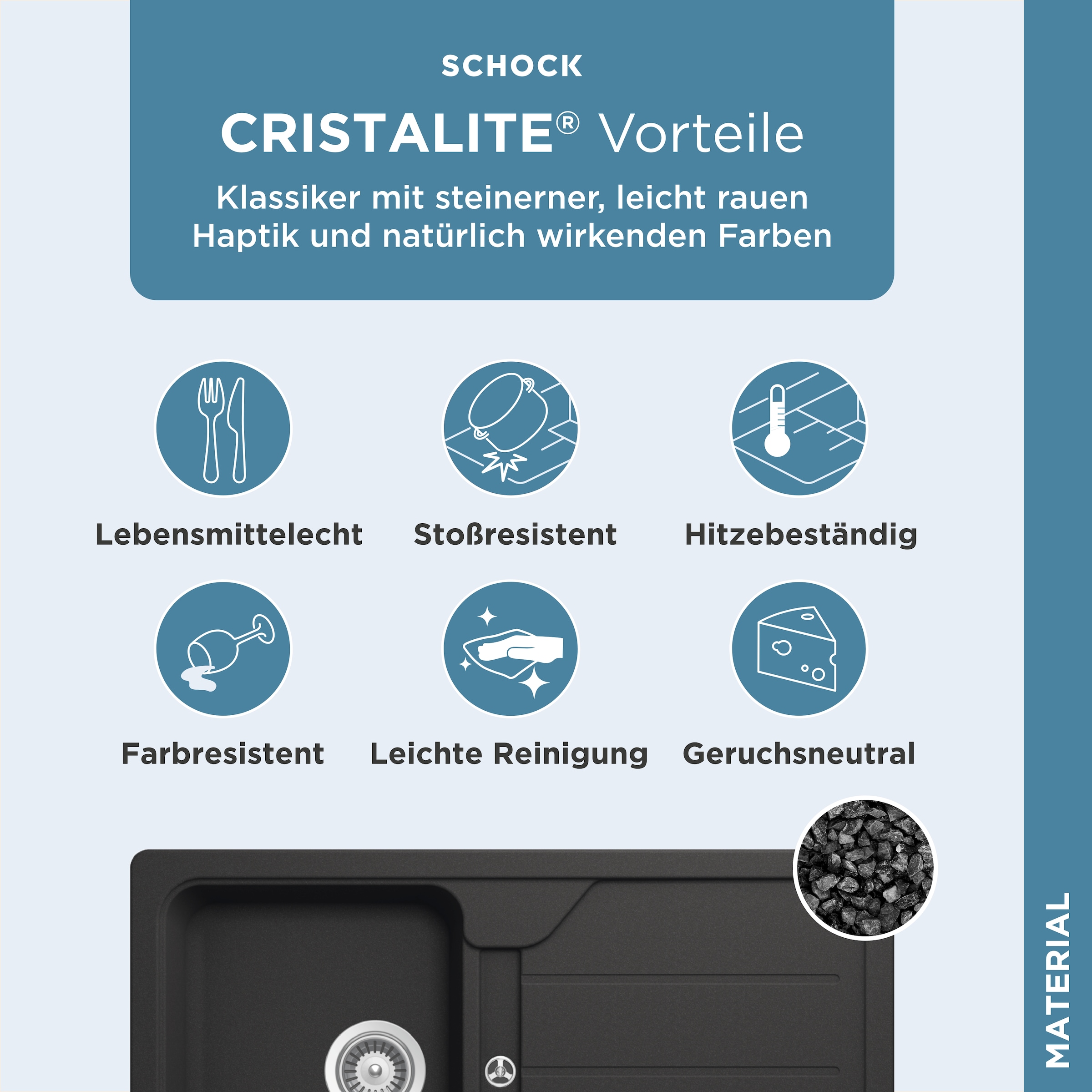 Schock Granitspüle »COMO D-100«
