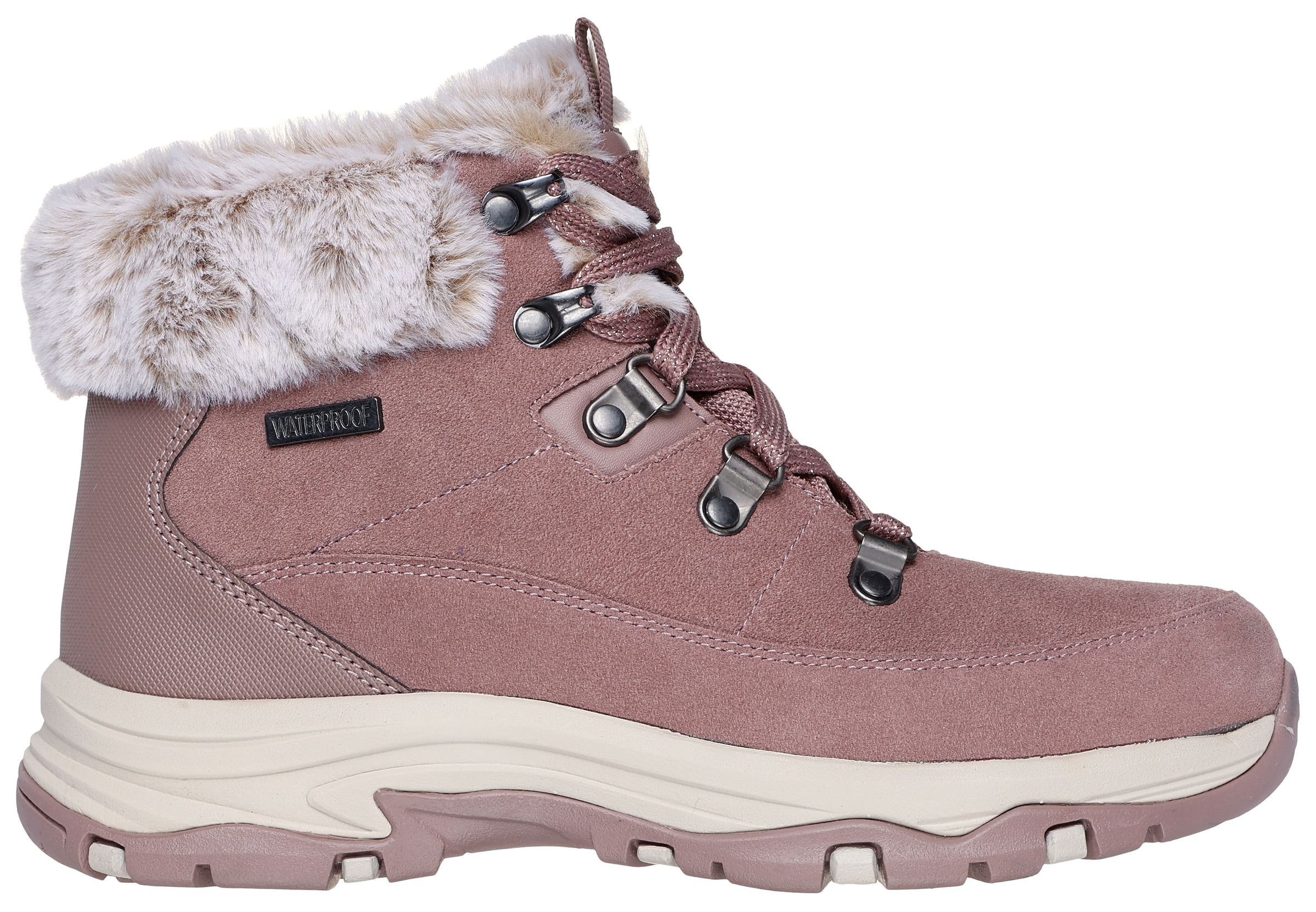 Skechers Winterboots »TREGO-«, Chunky Boots, Freizeitschuh, Winterstiefel mit Plateausohle