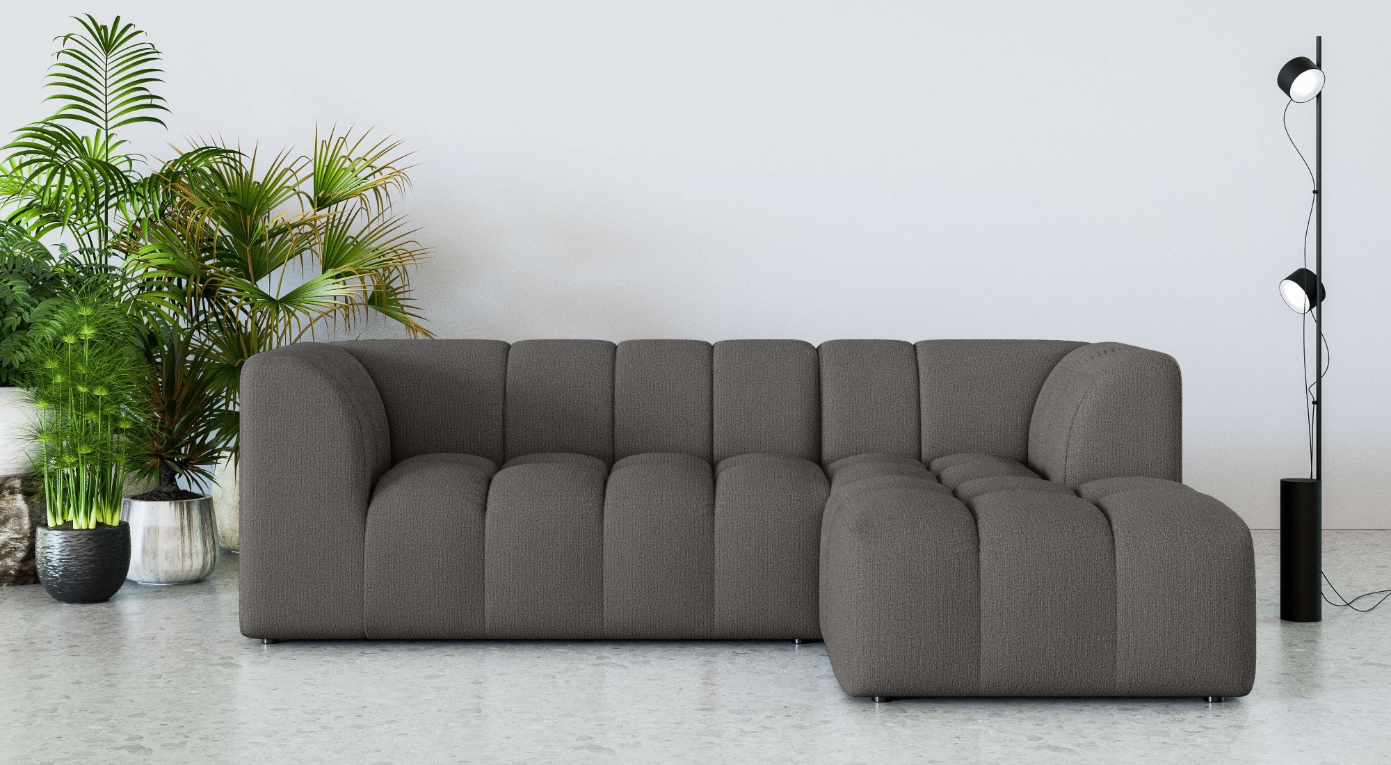 Home affaire Ecksofa »Tuure«, L-Form, mit Welllenunterfederung günstig online kaufen