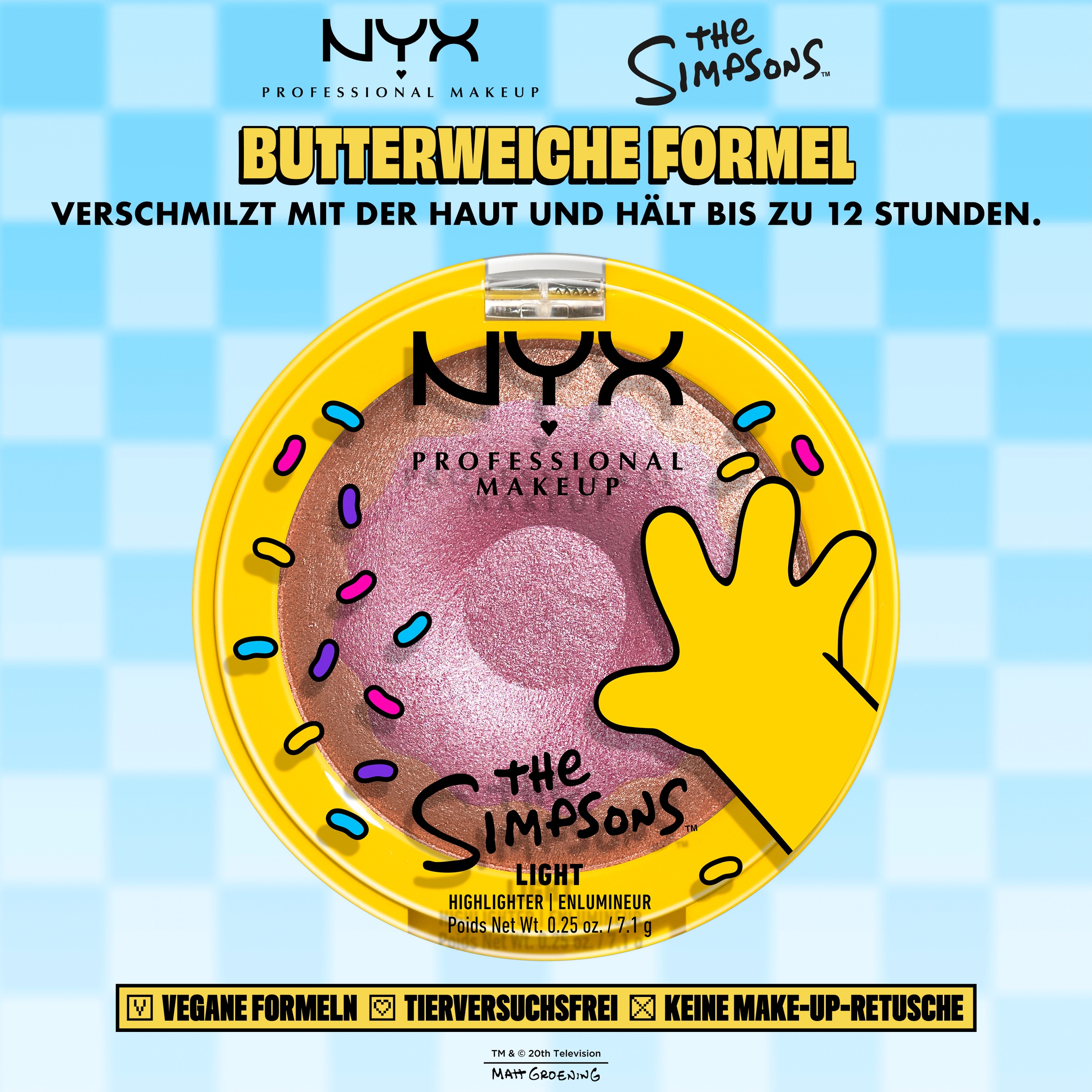 NYX PROFESSIONAL MAKEUP Highlighter »HOMER SIMPSON HIGHLIGHTER«