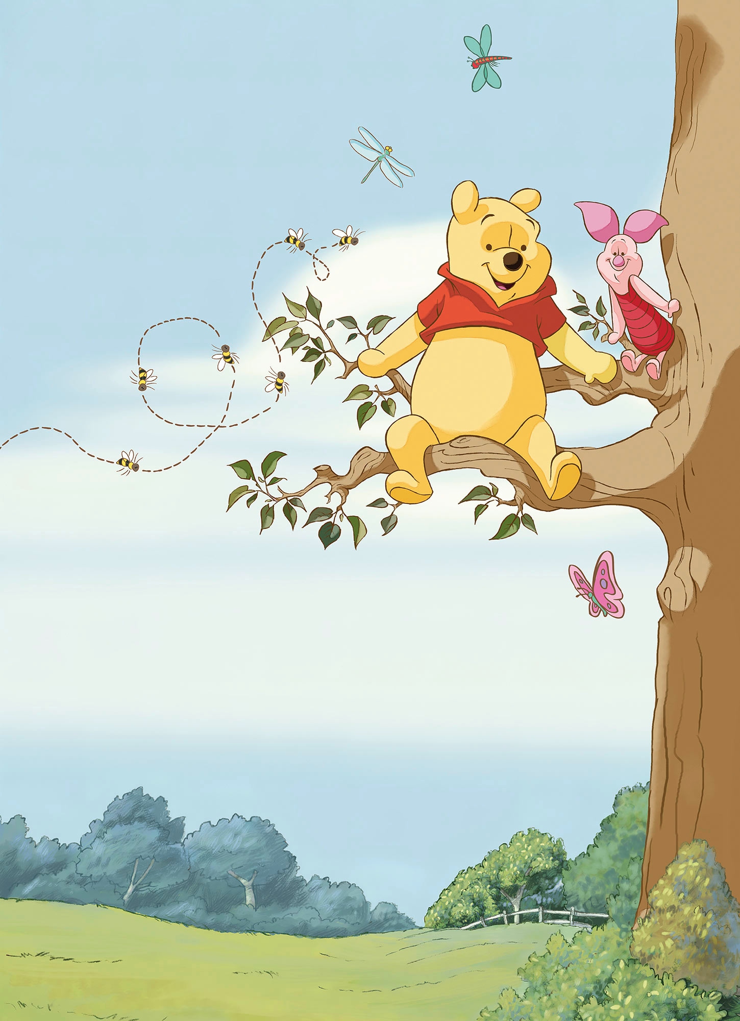Komar Fototapete »Winnie Pooh Tree«, 184x254 Höhe) x (Breite cm kaufen online