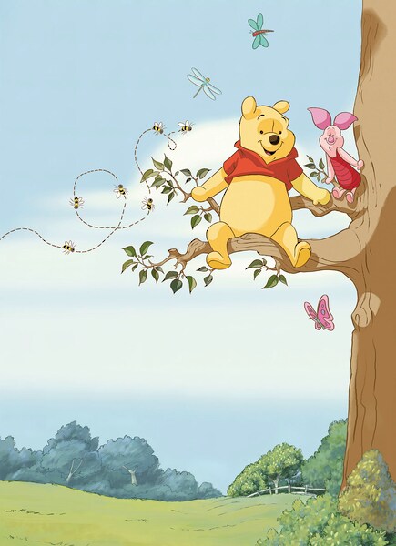 Komar Fototapete »Winnie Pooh Tree«, 184x254 cm (Breite x Höhe) günstig online kaufen
