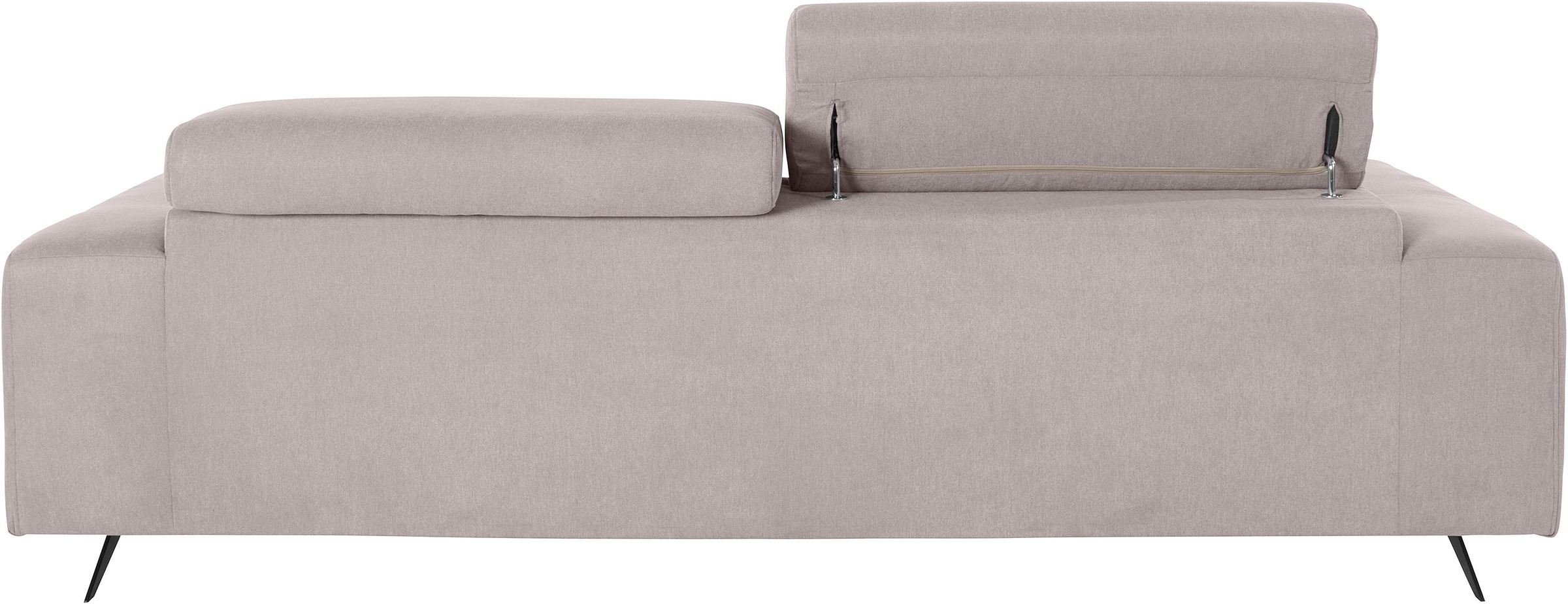 DOMO collection 2-Sitzer »Trento, mit Kufenfuß oder Einzelfuß«, wahlweise mit Kopfteilverstellung und in zwei Größen erhältlich