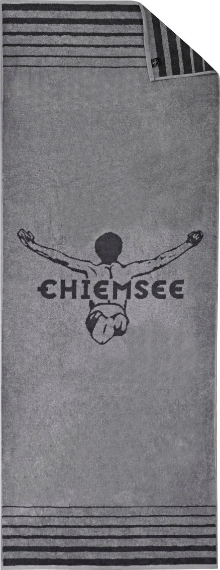 Chiemsee Saunatuch »Miami«, (1 St., Saunatuch 75 x 200 cm), Chiemsee Logo günstig online kaufen