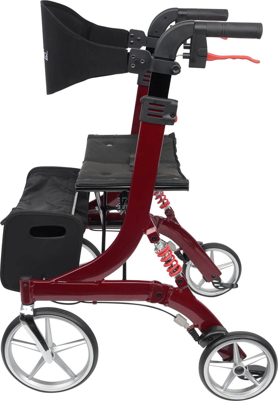 bescomedical Rollator »Spring Medium«, Größe M (Sitzhöhe 56cm), höhenverstellbare Griffe