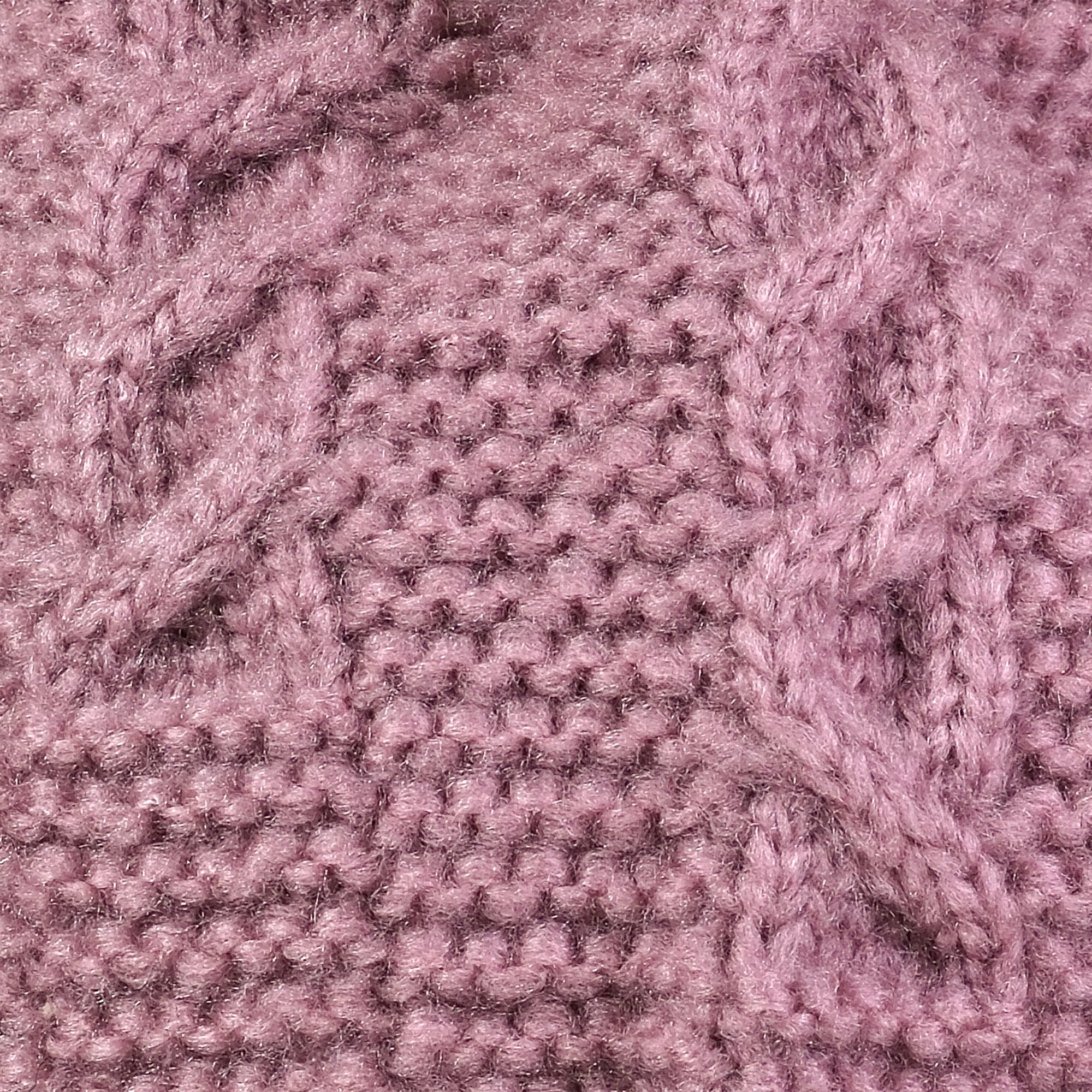 MAXIMO Strickmütze, angenehmer Materialmix, gefüttert, Bommel, breiter Umschlag