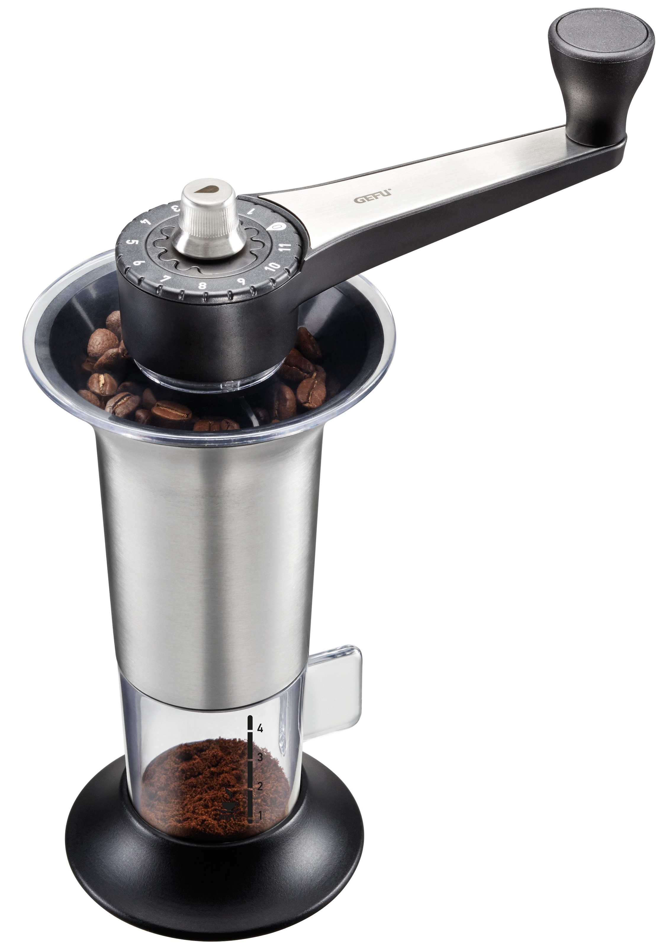 Kaffeemühle »»LORENZO««, Kegelmahlwerk, mit 11 Mahlstufen, aus hochwertigem Edelstahl...