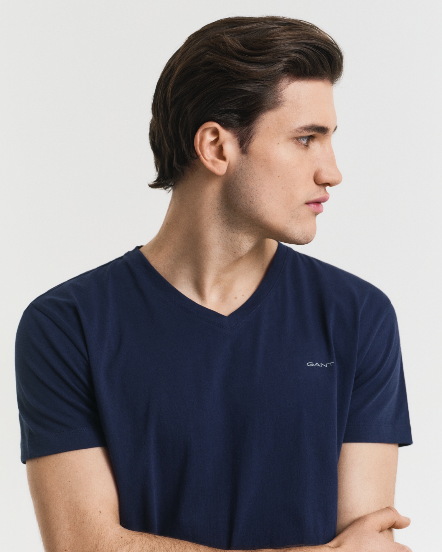 Gant Kurzarmshirt »V-NECK T-SHIRT 2-PACK«, Mit V-Ausschnitt