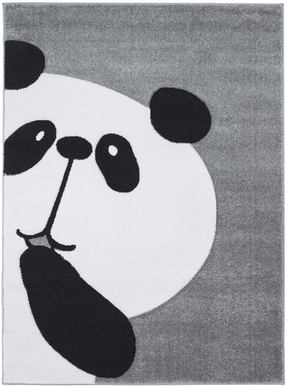 Carpet City Kinderteppich »Bueno Kids 1389«, rechteckig, 13 mm Höhe, Spielteppich, Panda-Bär, 3D-Effekt, Weicher Flor, Pflegeleicht