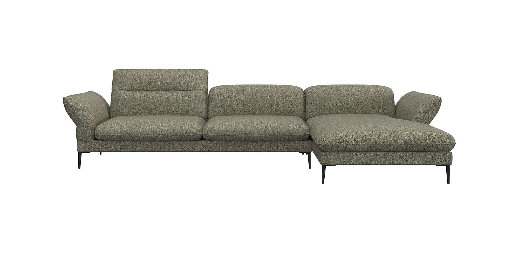 FLEXLUX Ecksofa »Salino, Funktionssofa mit Recamiere, Relaxsofa, Ecksofa«, günstig online kaufen