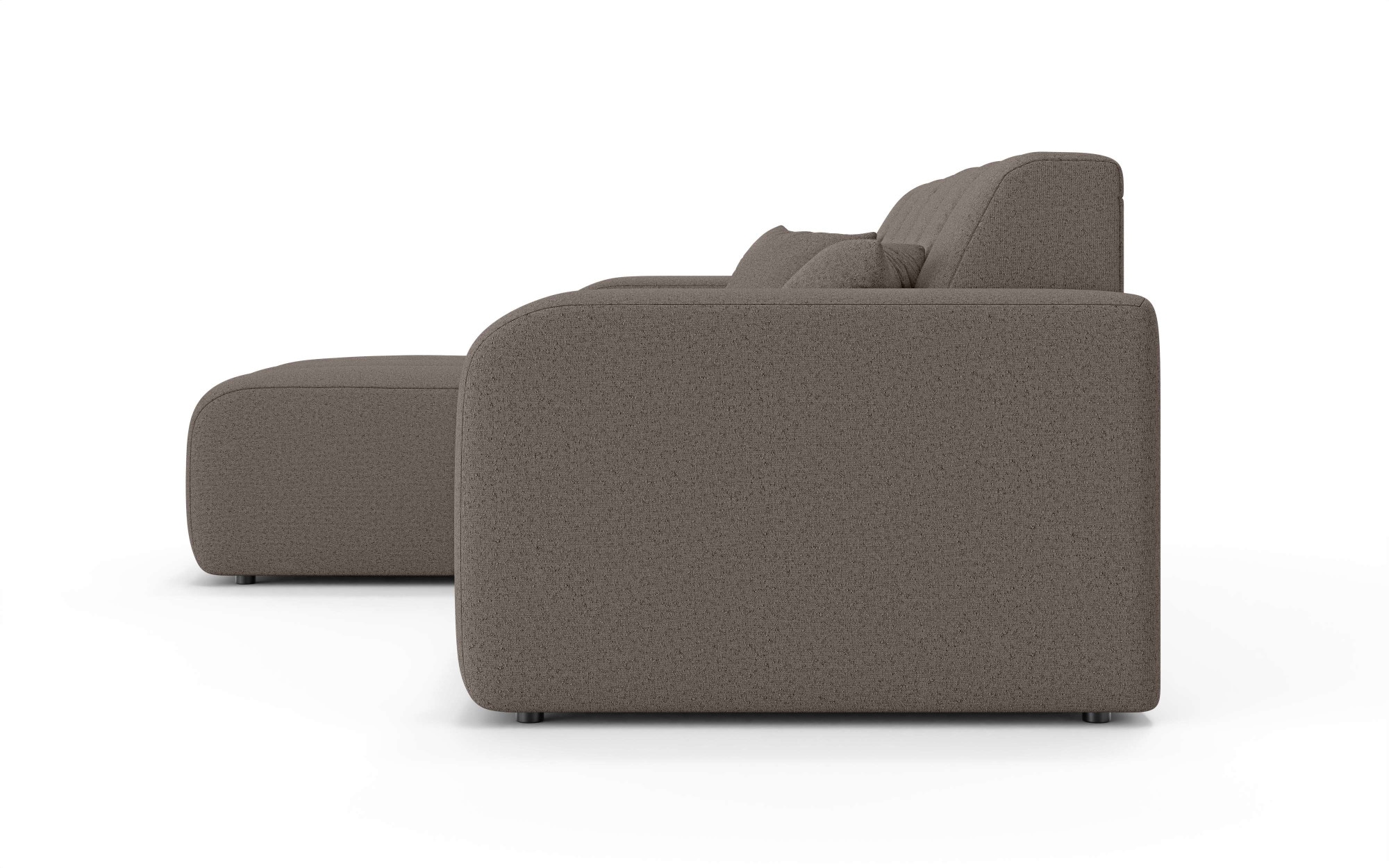 INOSIGN Ecksofa »CASSY L-Form, Schlafsofa mit Bettkasten, Maße B/T/H: 245/165/88 cm«, mit 2 Rückenkissen, Recamiere rechts oder links bestellbar